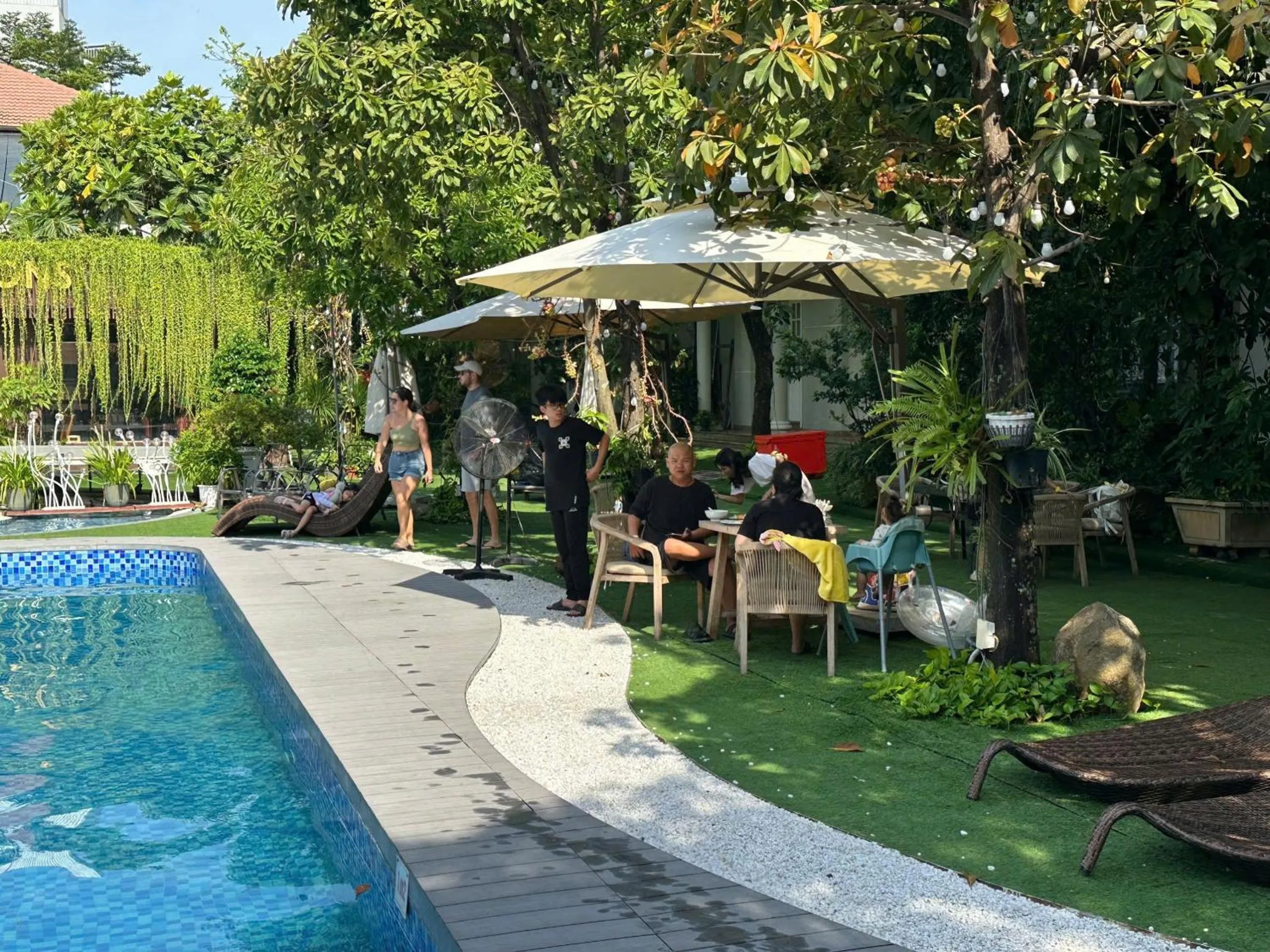 Swimming pool in Hidden Mansions Saigon Resort