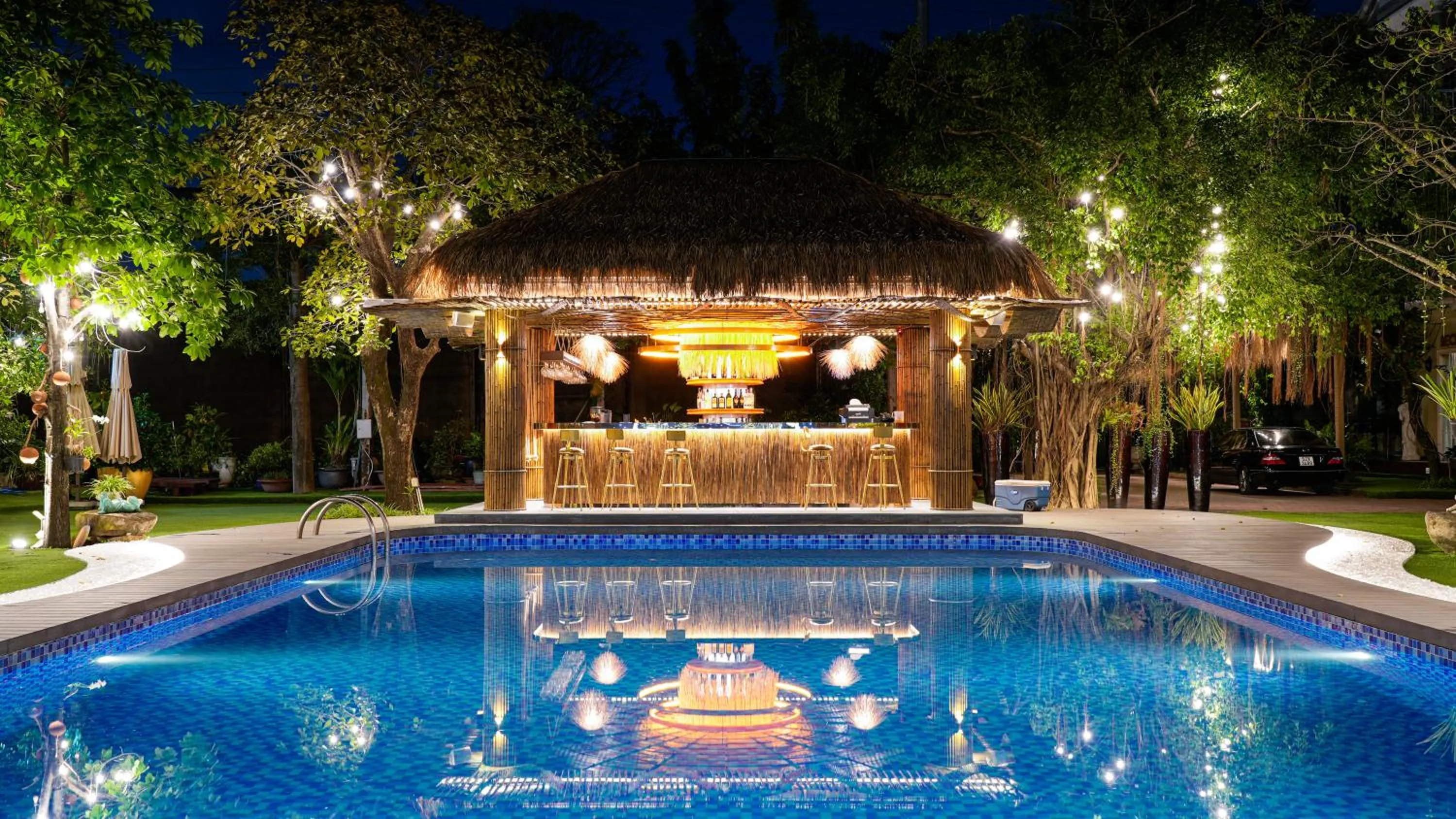 Swimming pool in Hidden Mansions Saigon Resort