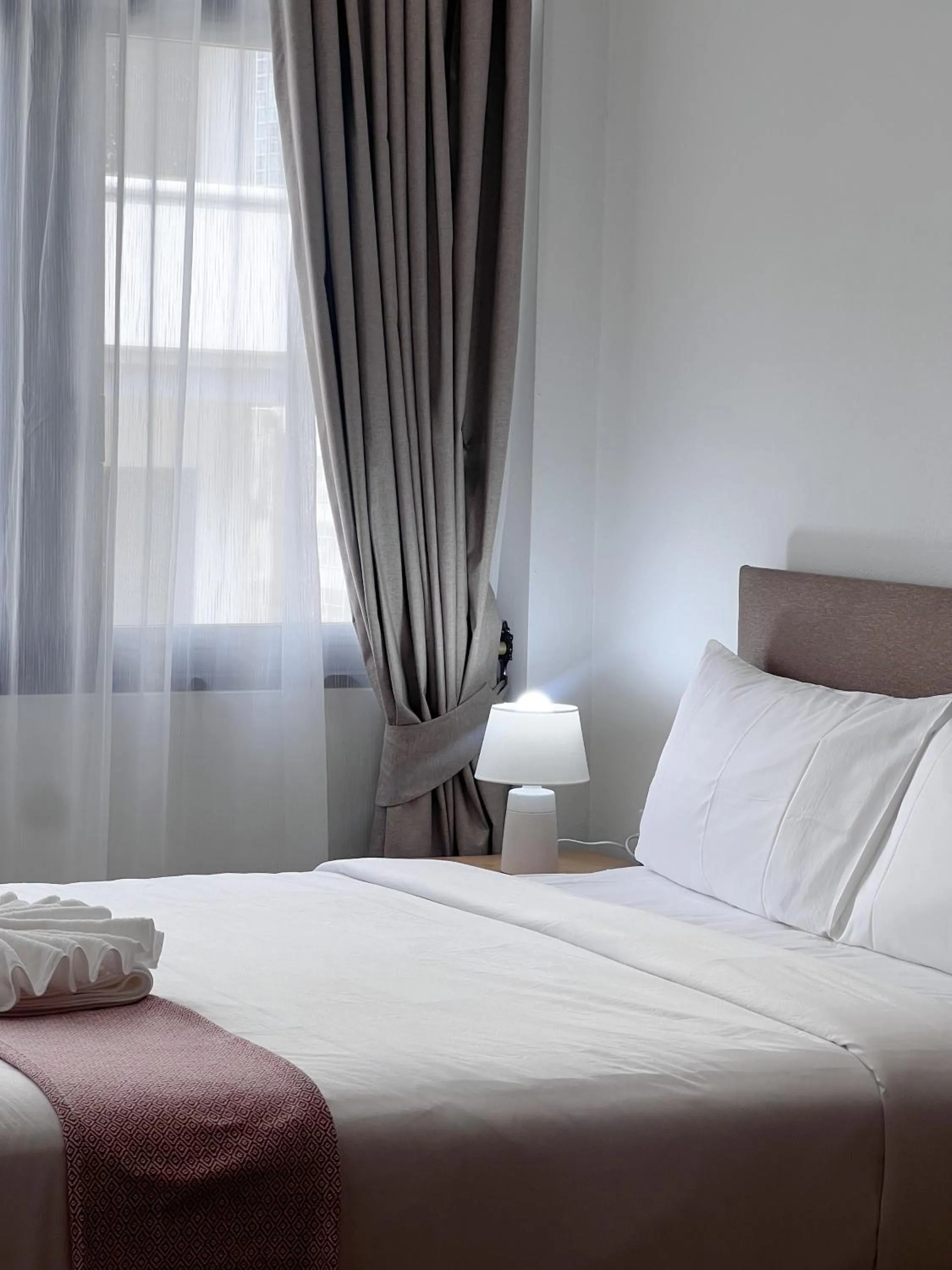 Bed in SO Zen Hotel Silom Bangkok