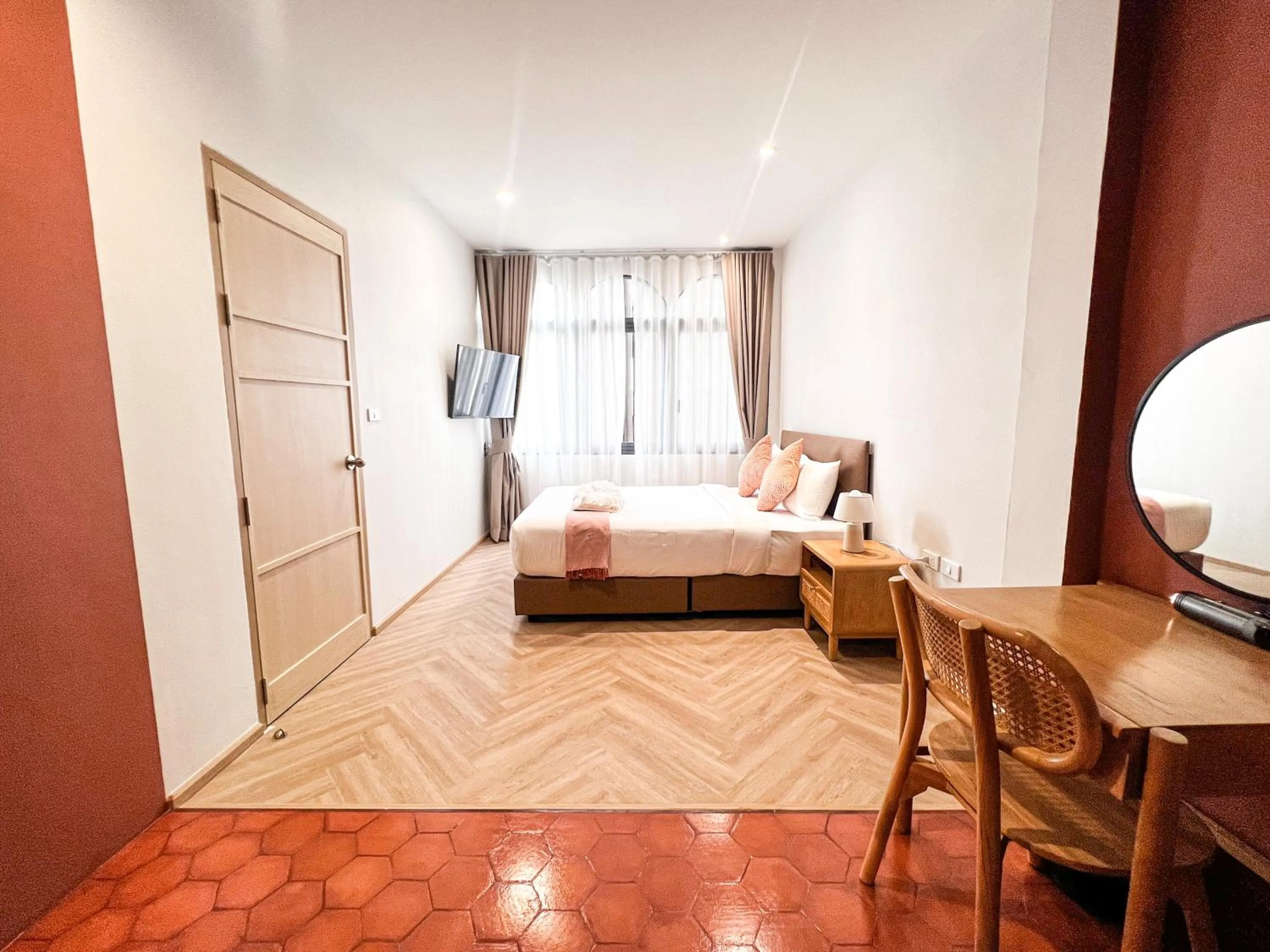 TV and multimedia, Bed in SO Zen Hotel Silom Bangkok