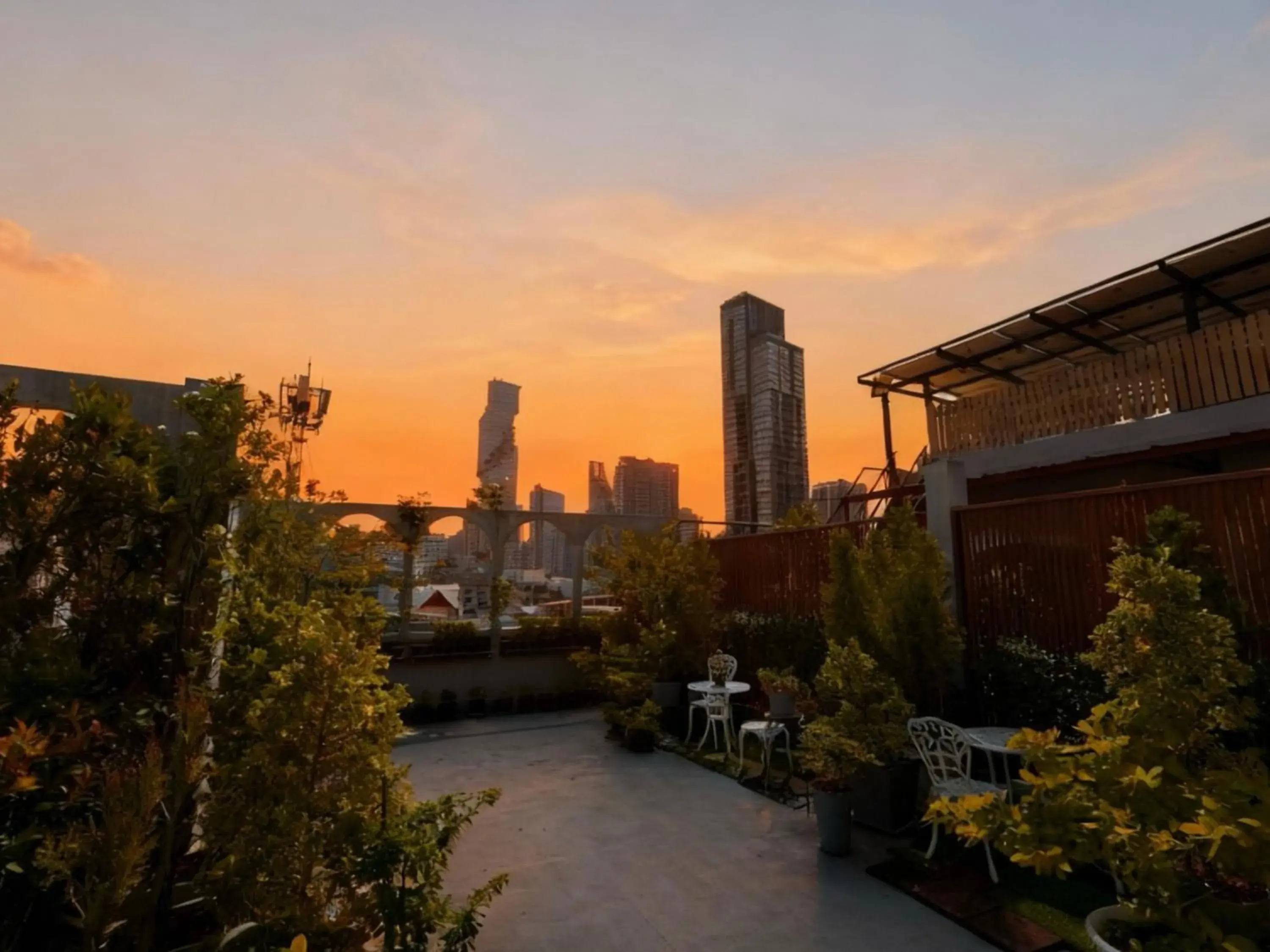 City view in SO Zen Hotel Silom Bangkok City view in SO Zen Hotel Silom Bangkok