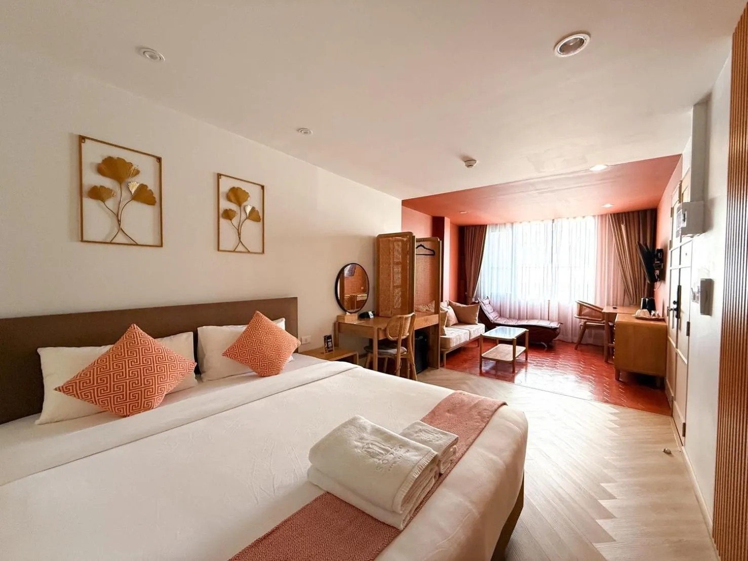 Bed in SO Zen Hotel Silom Bangkok