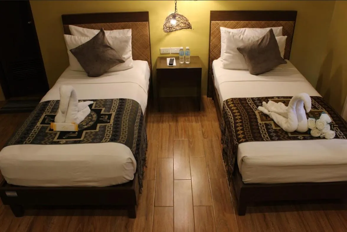 Bed in Alunsina Hotel and Spa