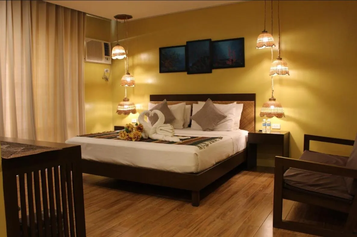 Bed in Alunsina Hotel and Spa