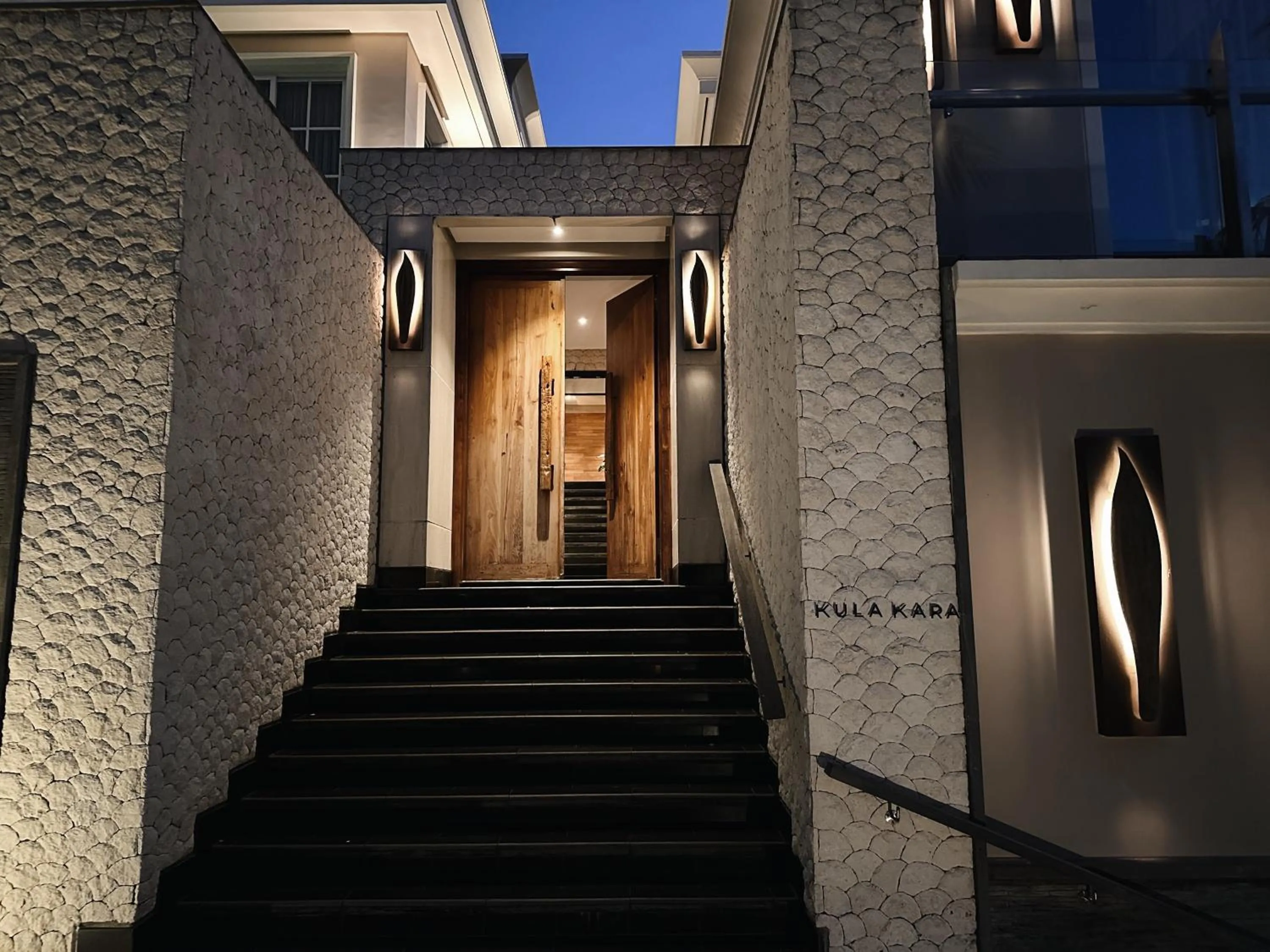 Facade/entrance in Kula Kara Villas Uluwatu