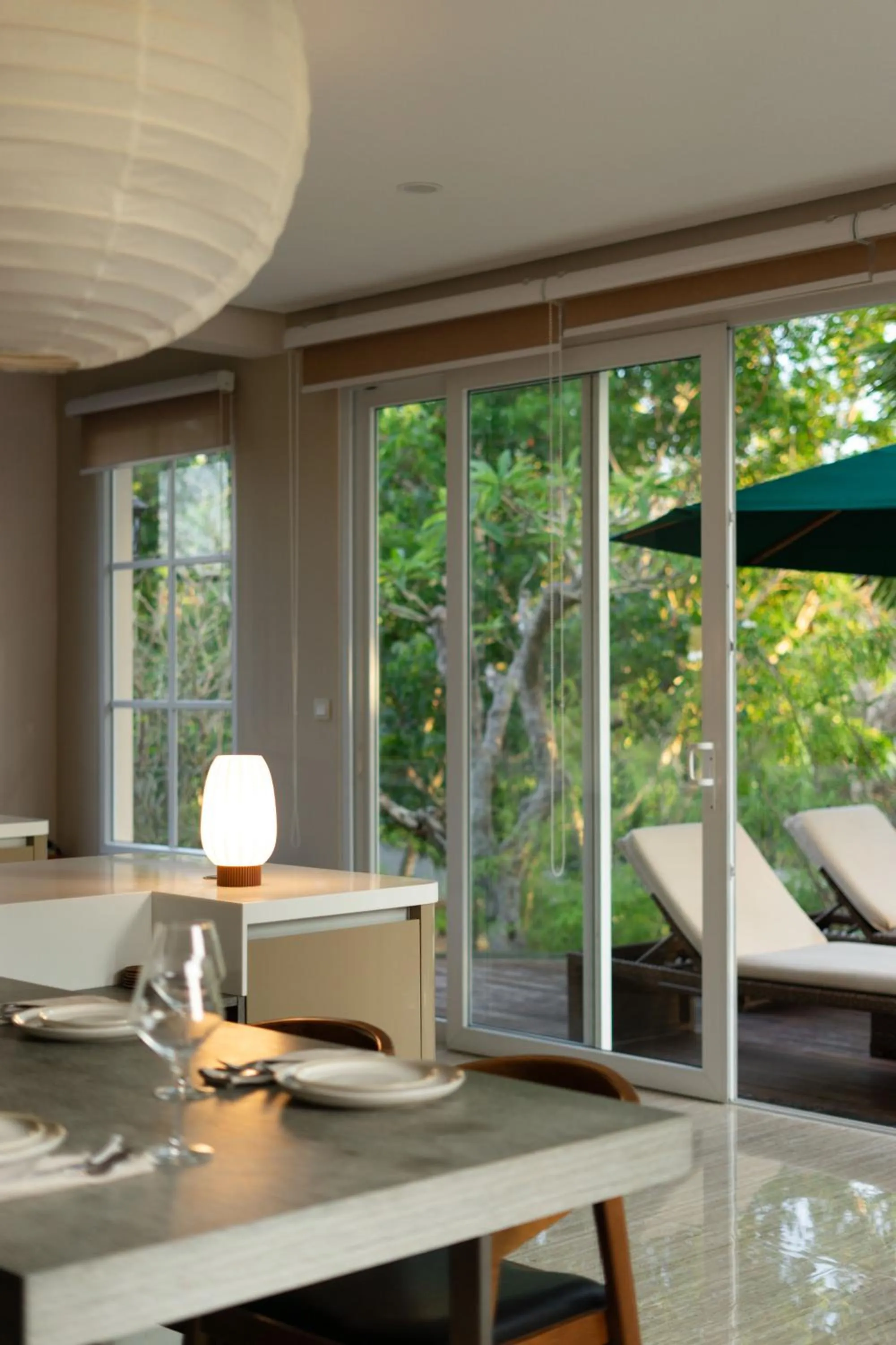 Dining area in Kula Kara Villas Uluwatu