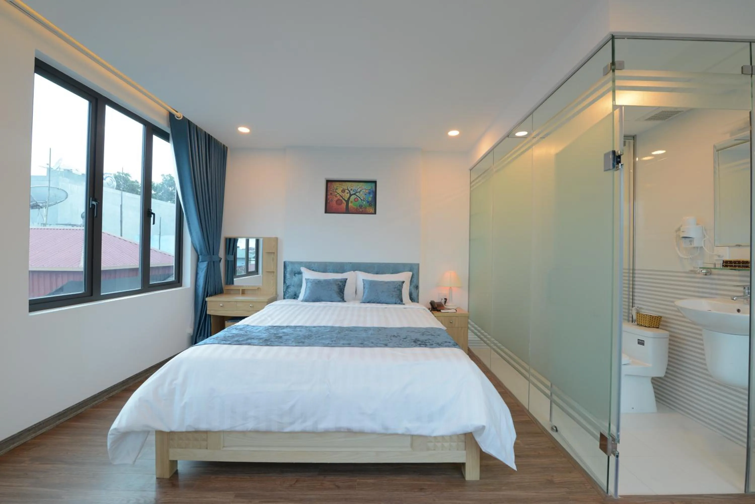 Photo of the whole room, Bed in Hanoi Prime Garden Hotel & Spa