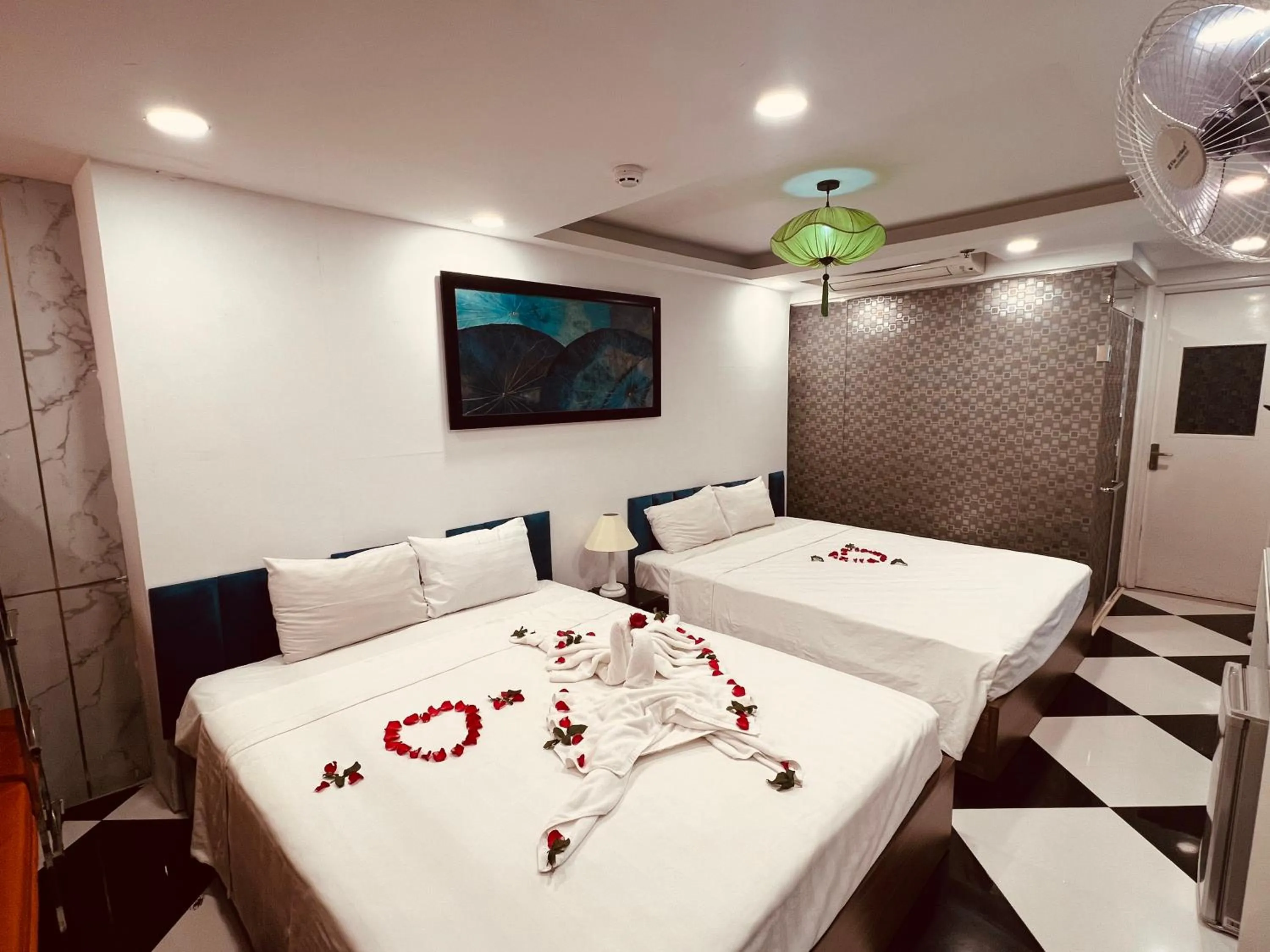 Photo of the whole room, Bed in Hanoi Prime Garden Hotel & Spa