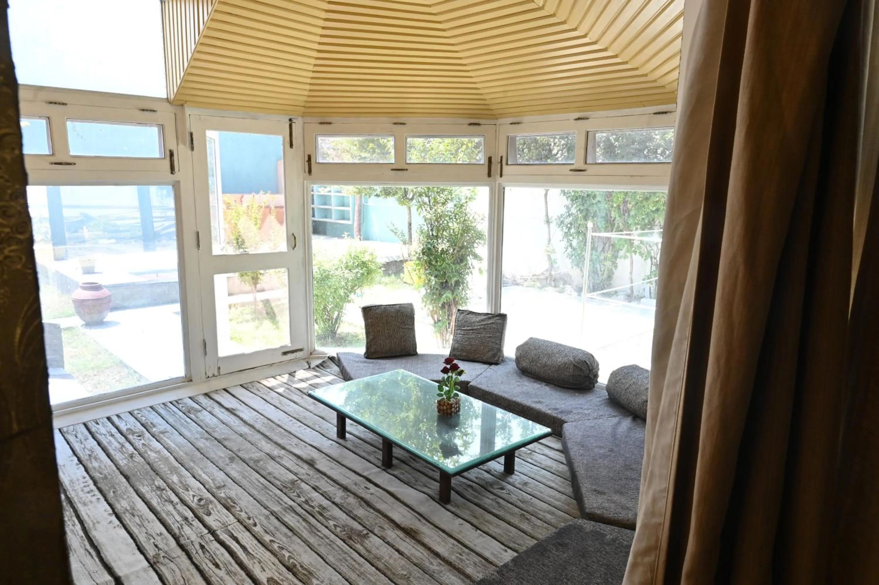 sunbed in The GoodFind Residency