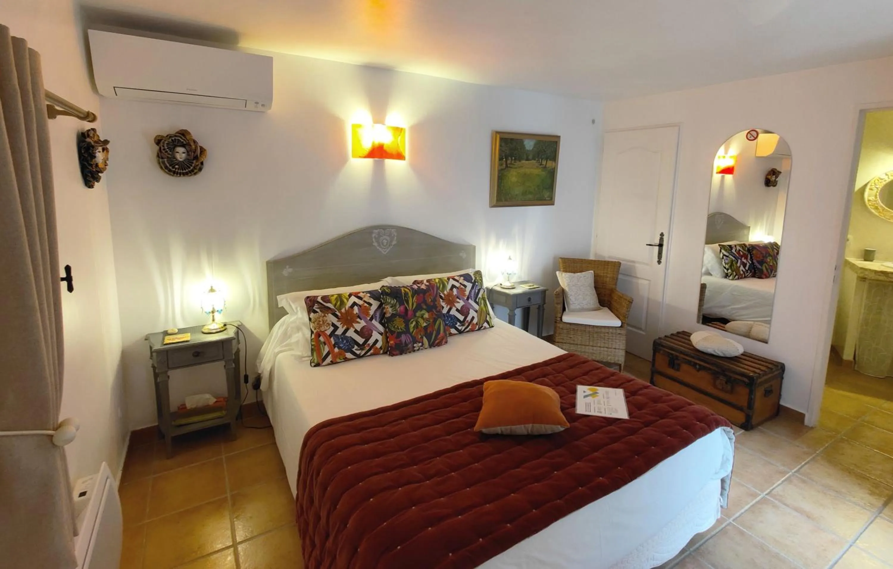 Bedroom, Bed in Mas Peu Del Causse