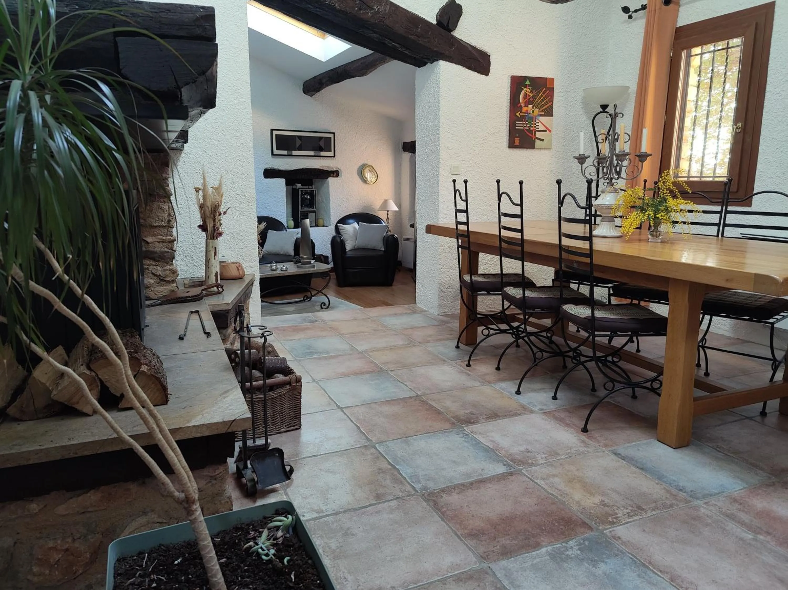 Living room in Mas Peu Del Causse