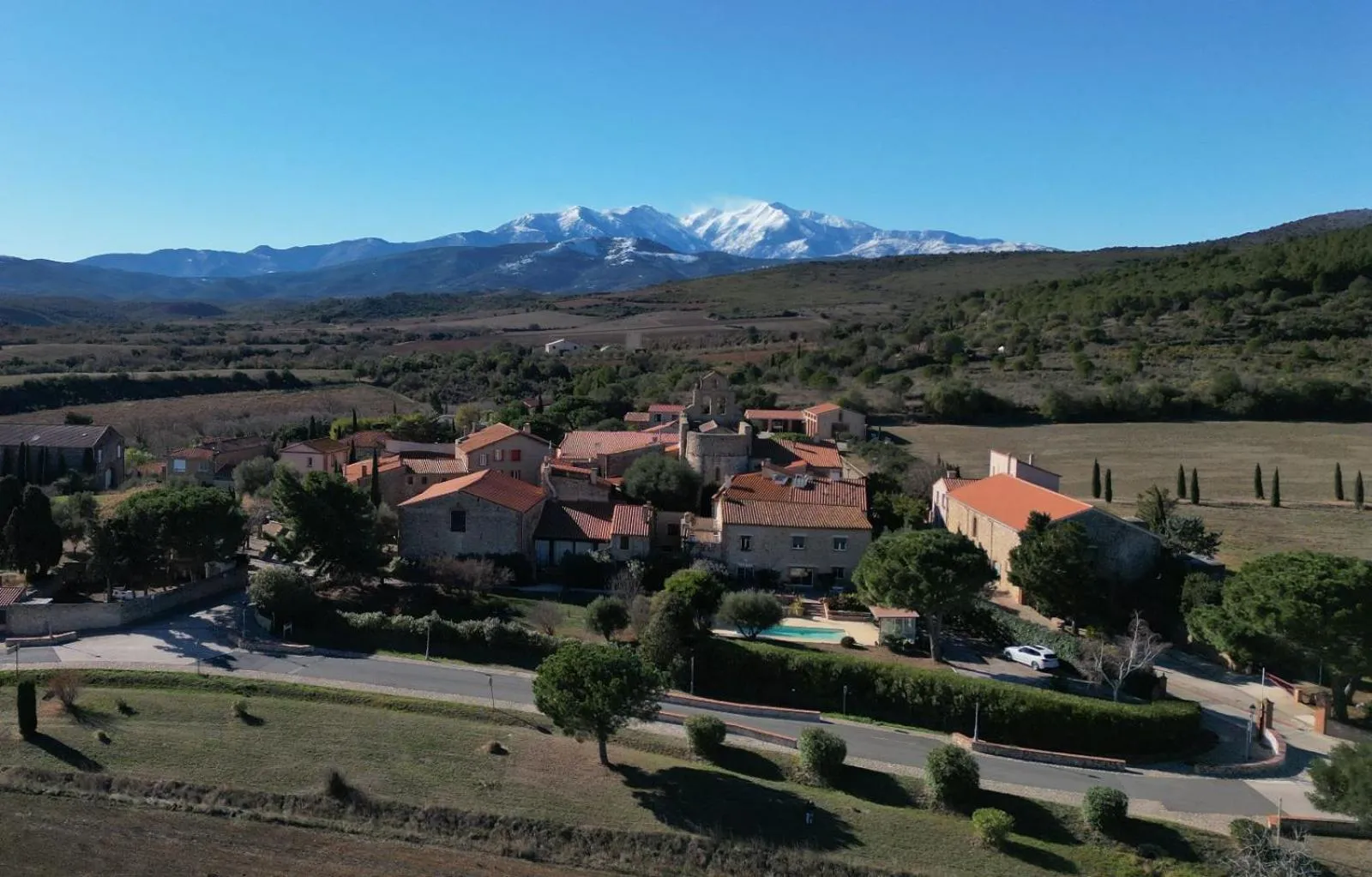 Natural landscape in Mas Peu Del Causse