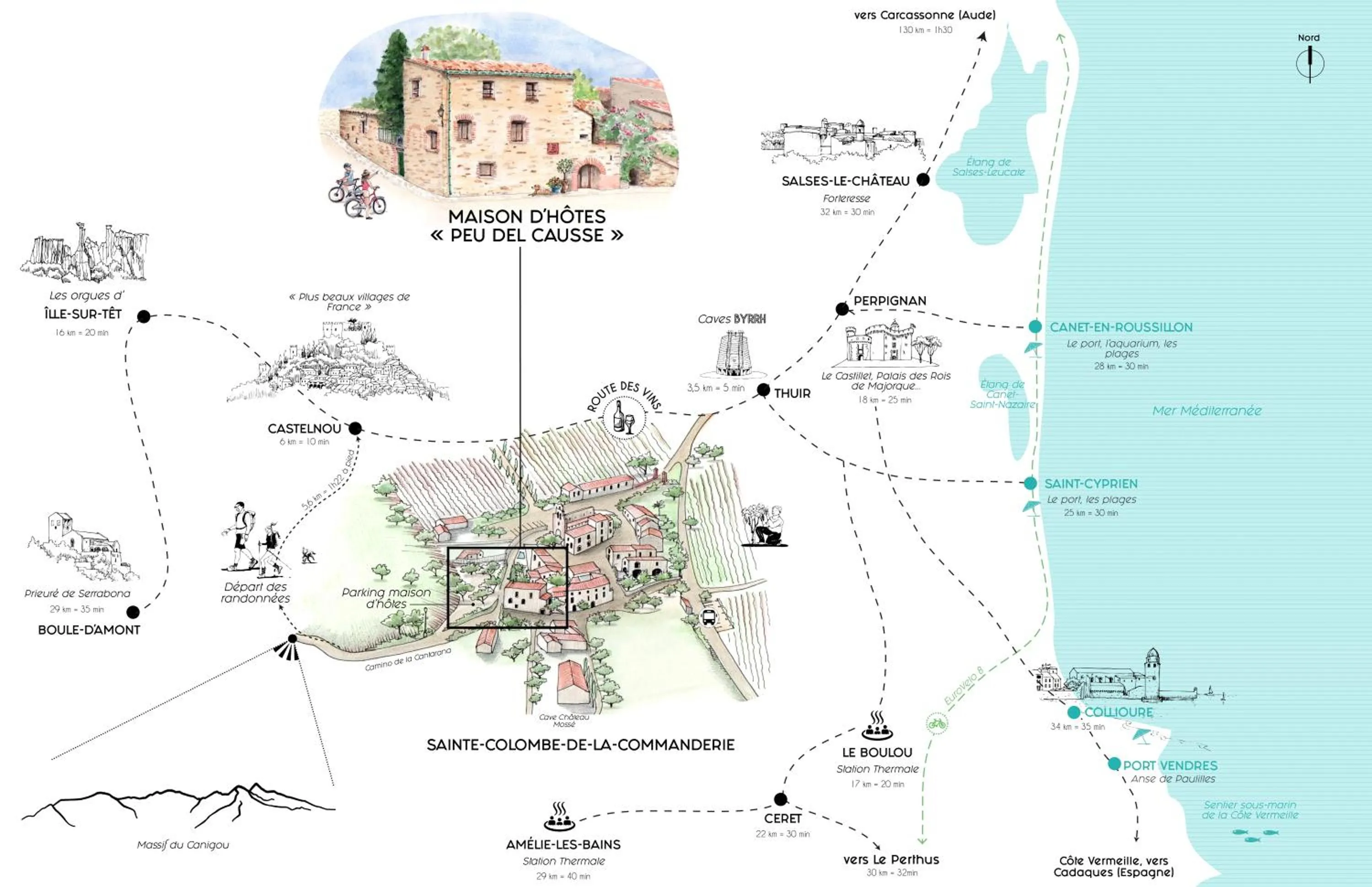 Floor plan in Mas Peu Del Causse