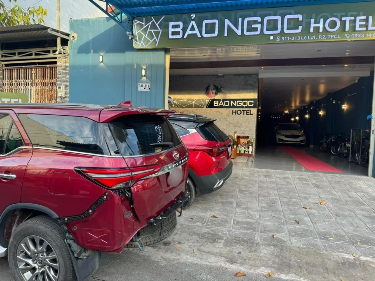Parking in Bảo Ngọc Hotel