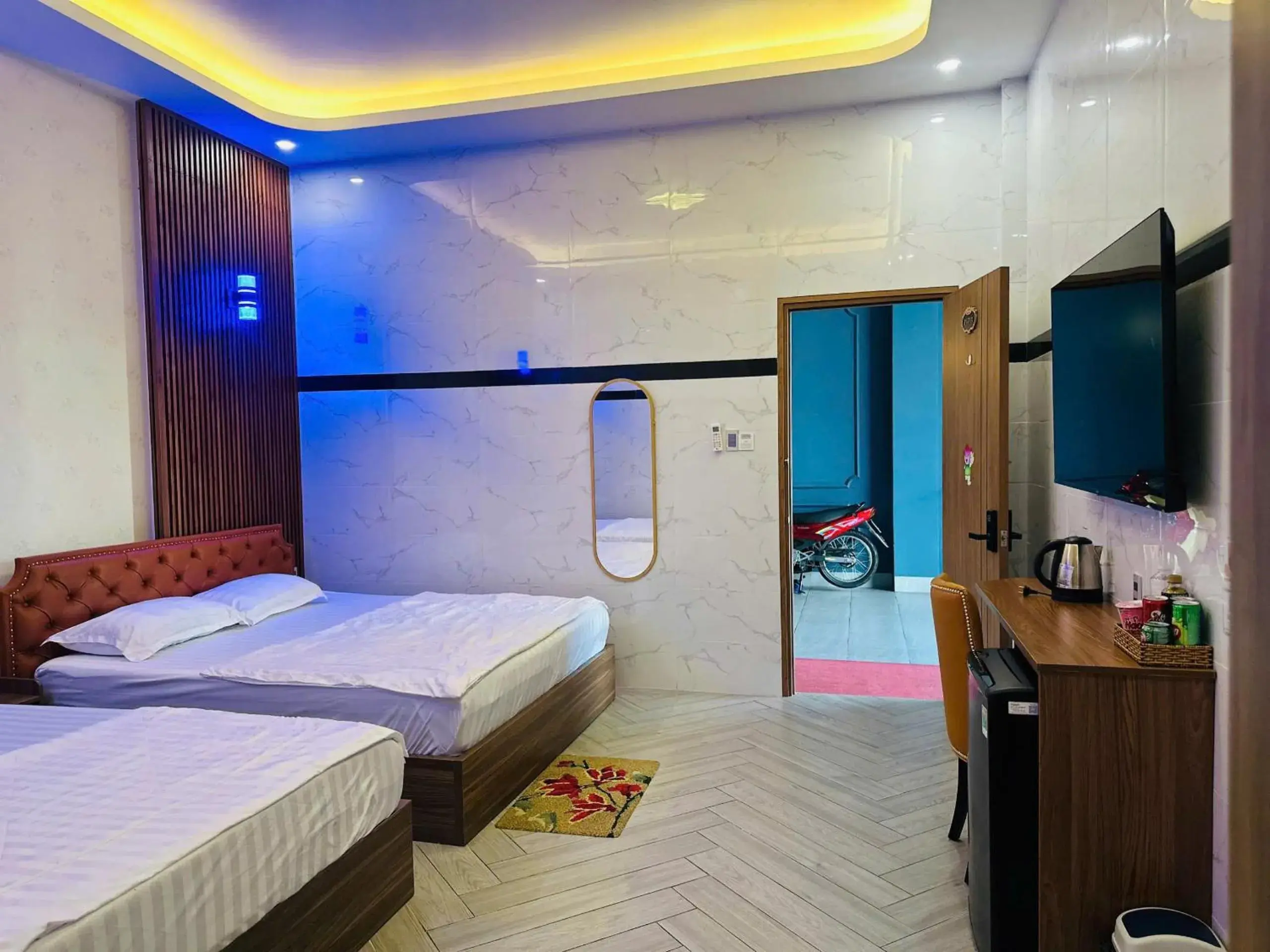 Bed in Bảo Ngọc Hotel Bed in Bảo Ngọc Hotel