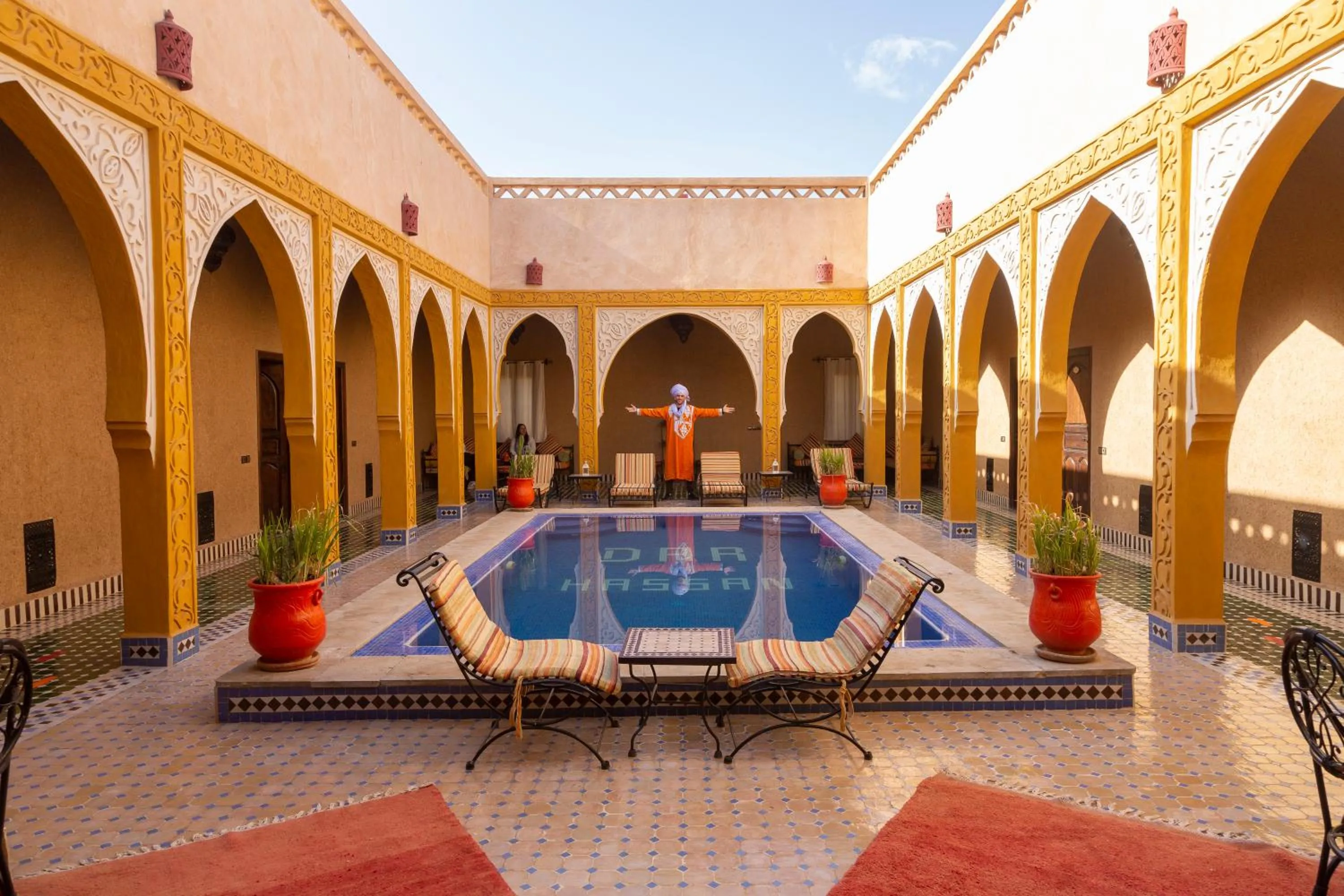 Patio in Dar Hassan Merzouga