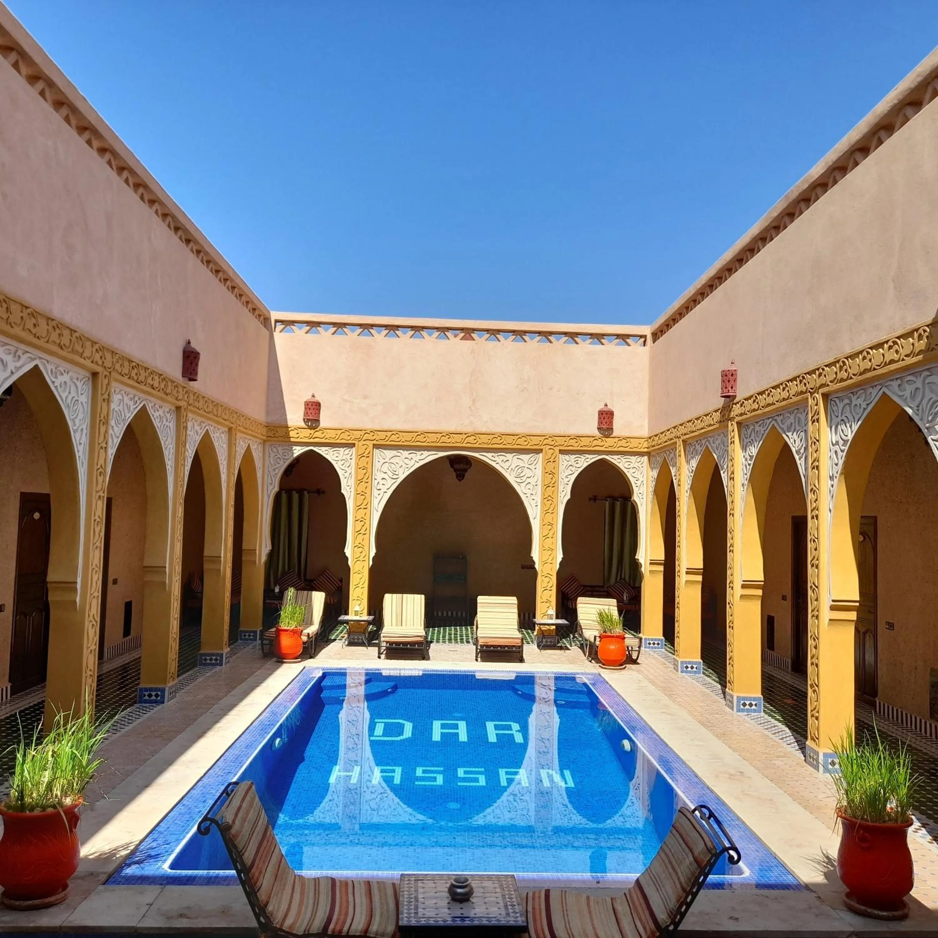 Patio in Dar Hassan Merzouga