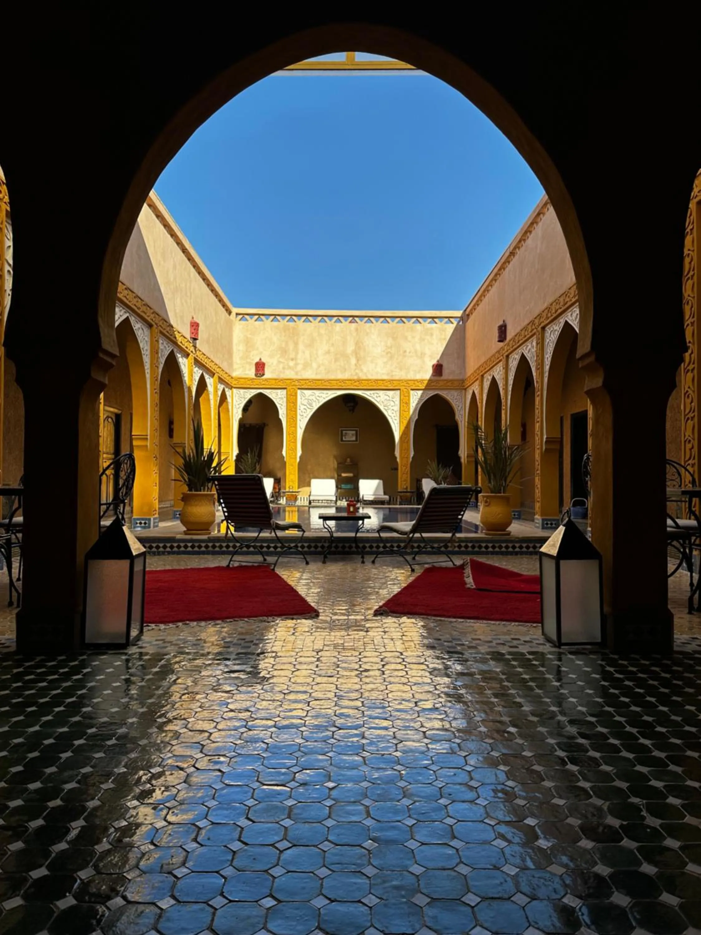 Patio in Dar Hassan Merzouga