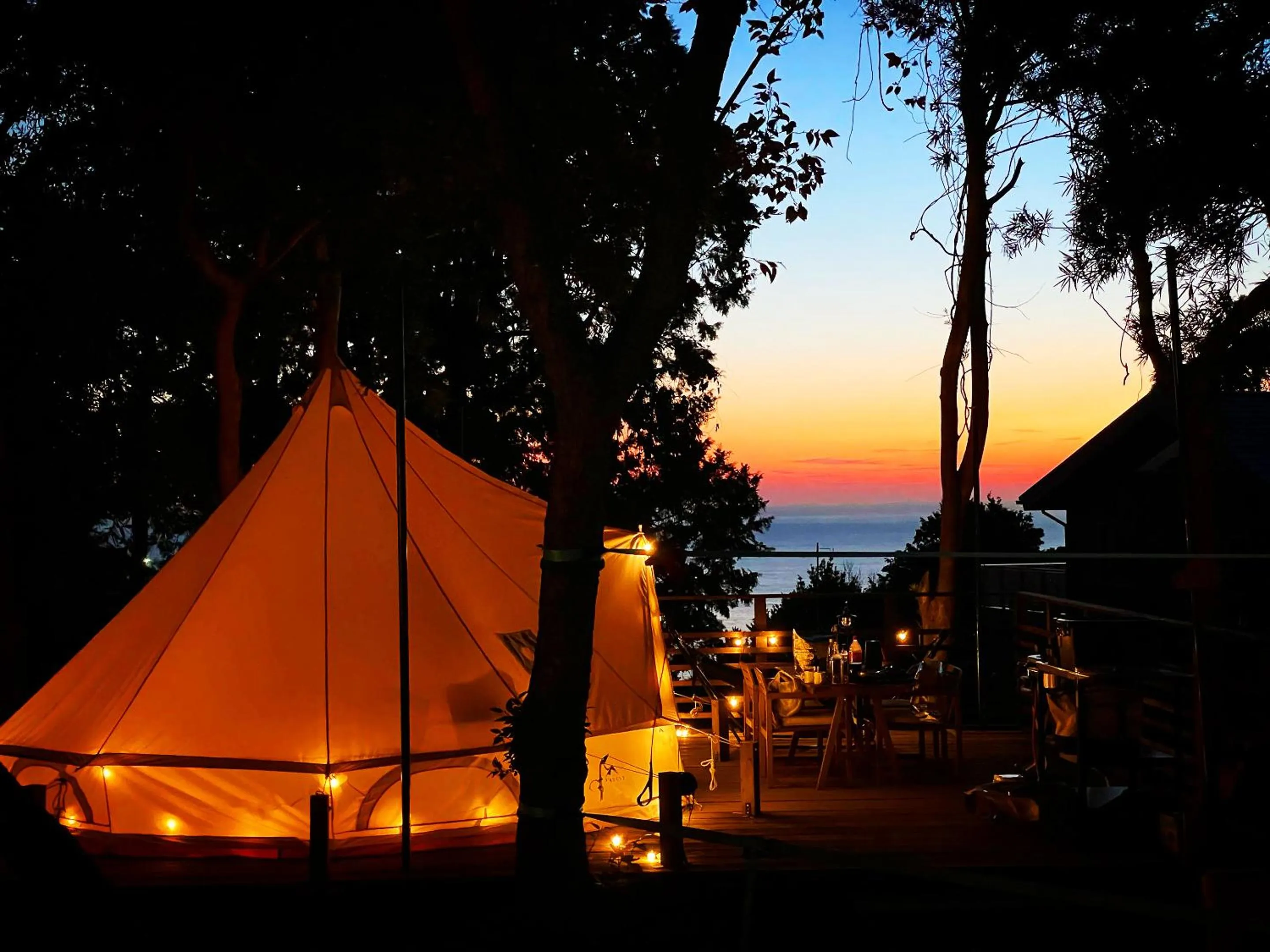 Sea view in COUSCOUS Glamping Manazuru