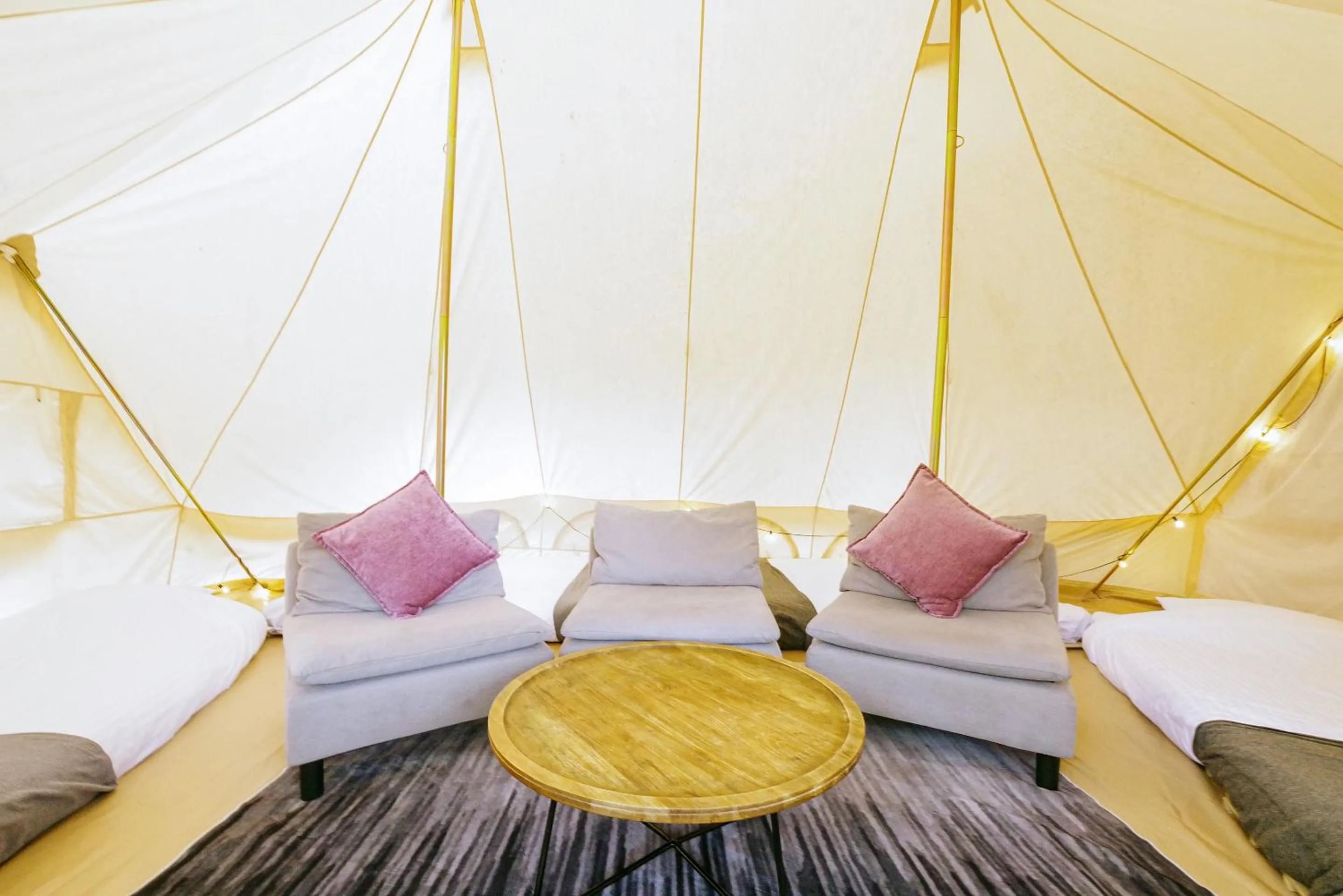 Bed in COUSCOUS Glamping Manazuru