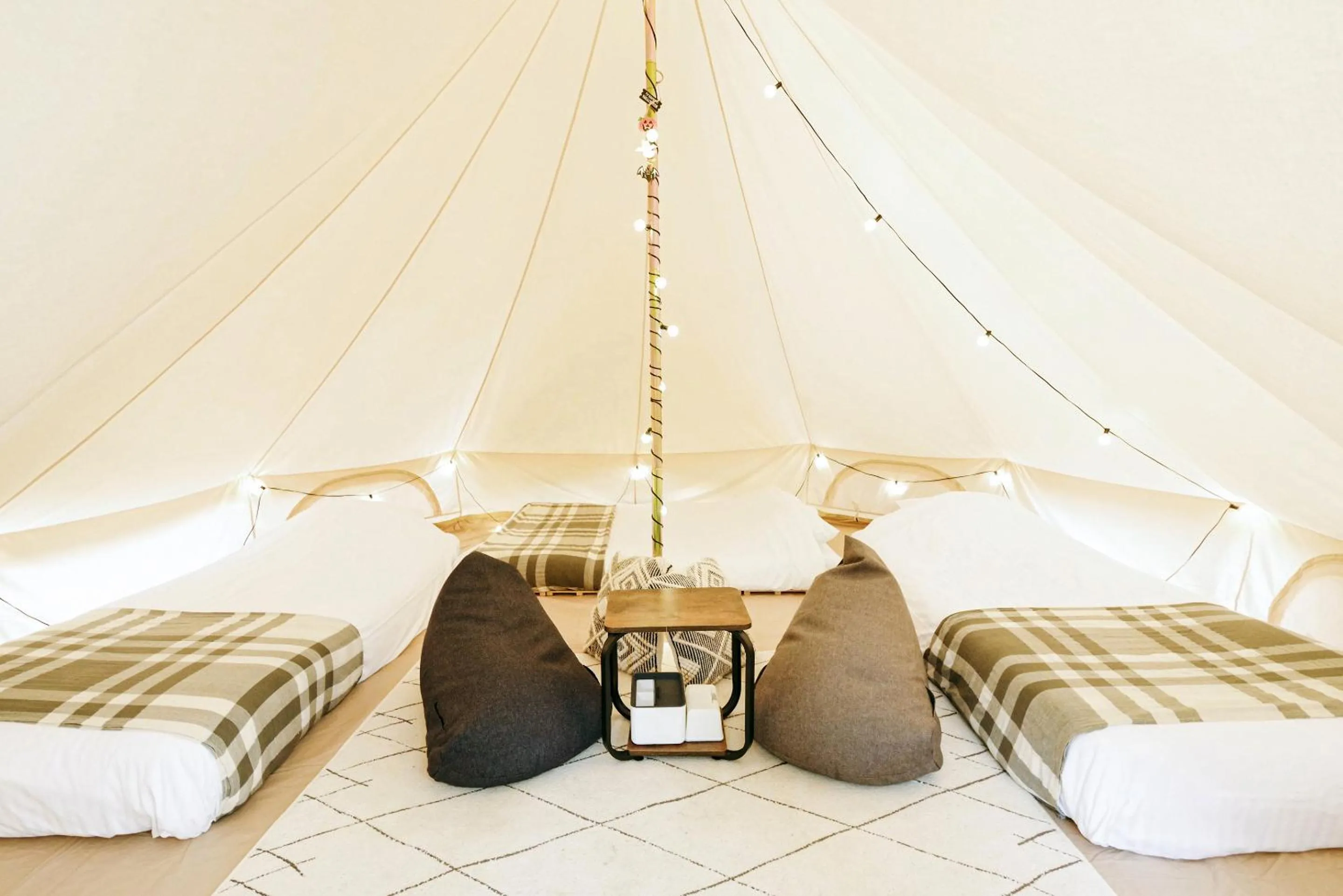 Bed in COUSCOUS Glamping Manazuru