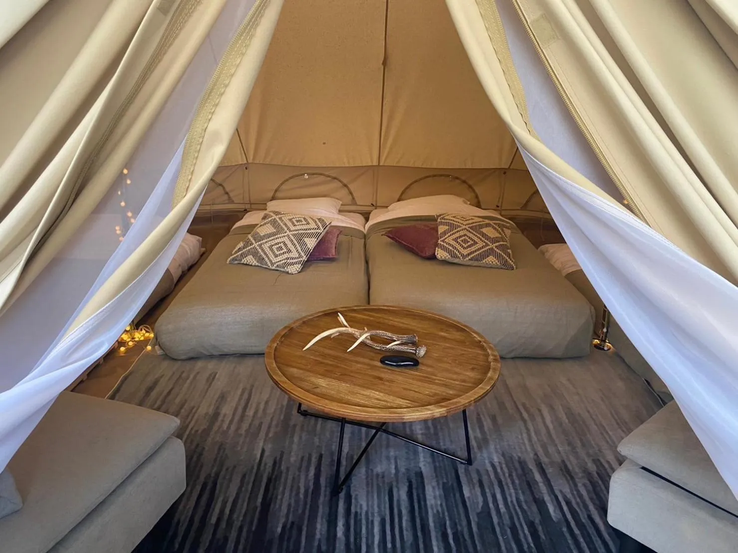 Bed in COUSCOUS Glamping Manazuru