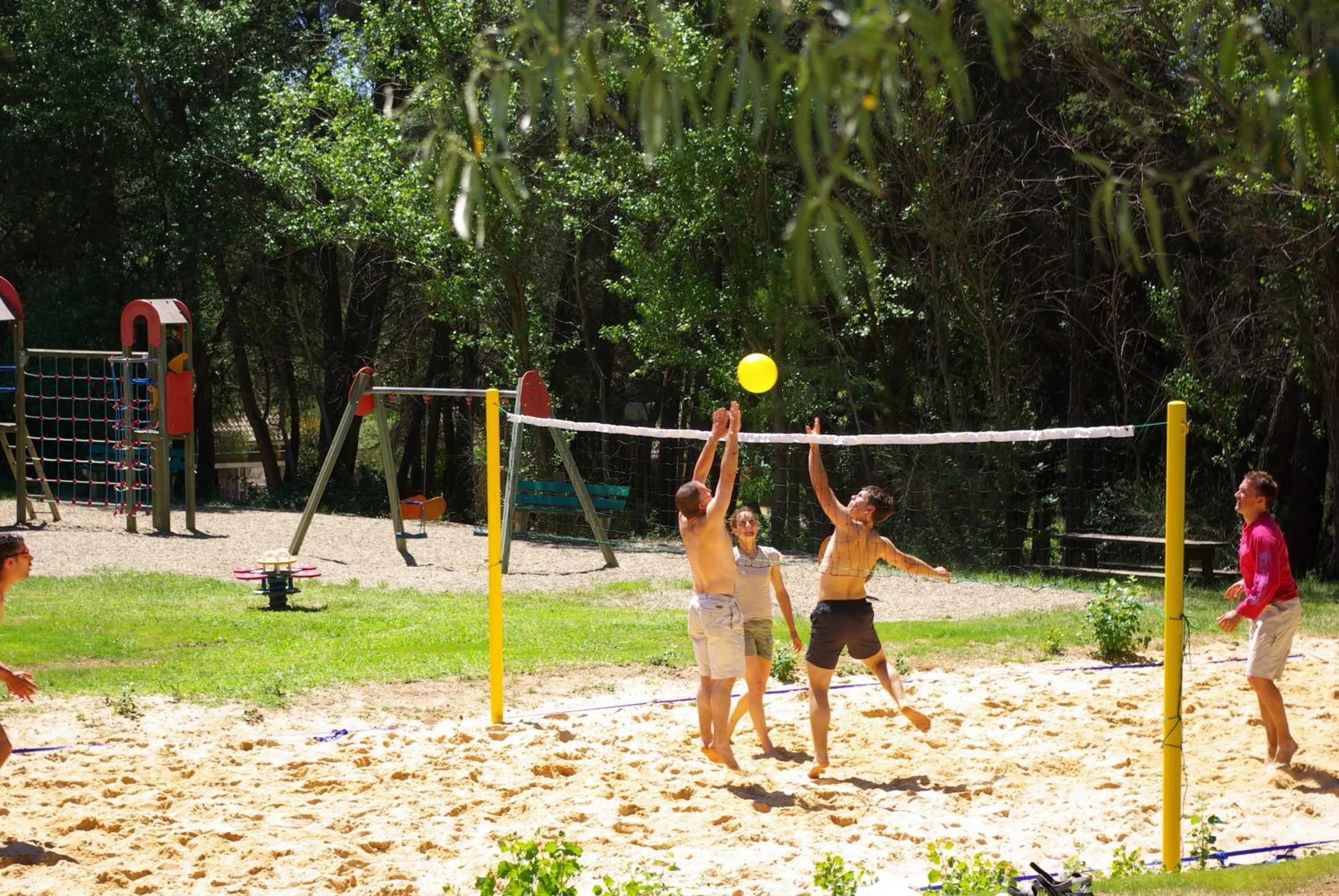 Children play ground in VVF Montagnac Hérault