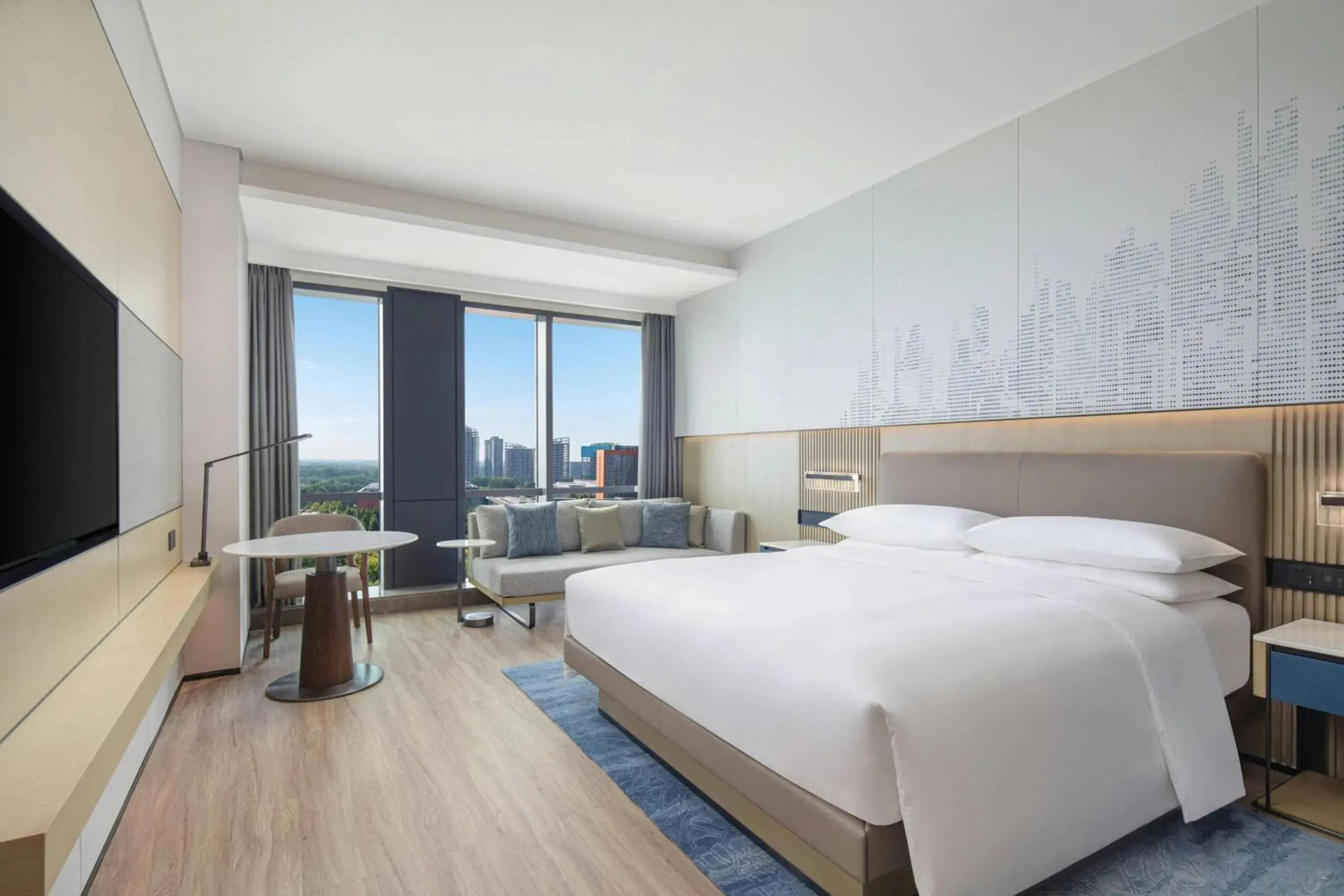 Superior King Bed Room in Courtyard by Marriott Beijing Changping Superior King Bed Room in Courtyard by Marriott Beijing Changping