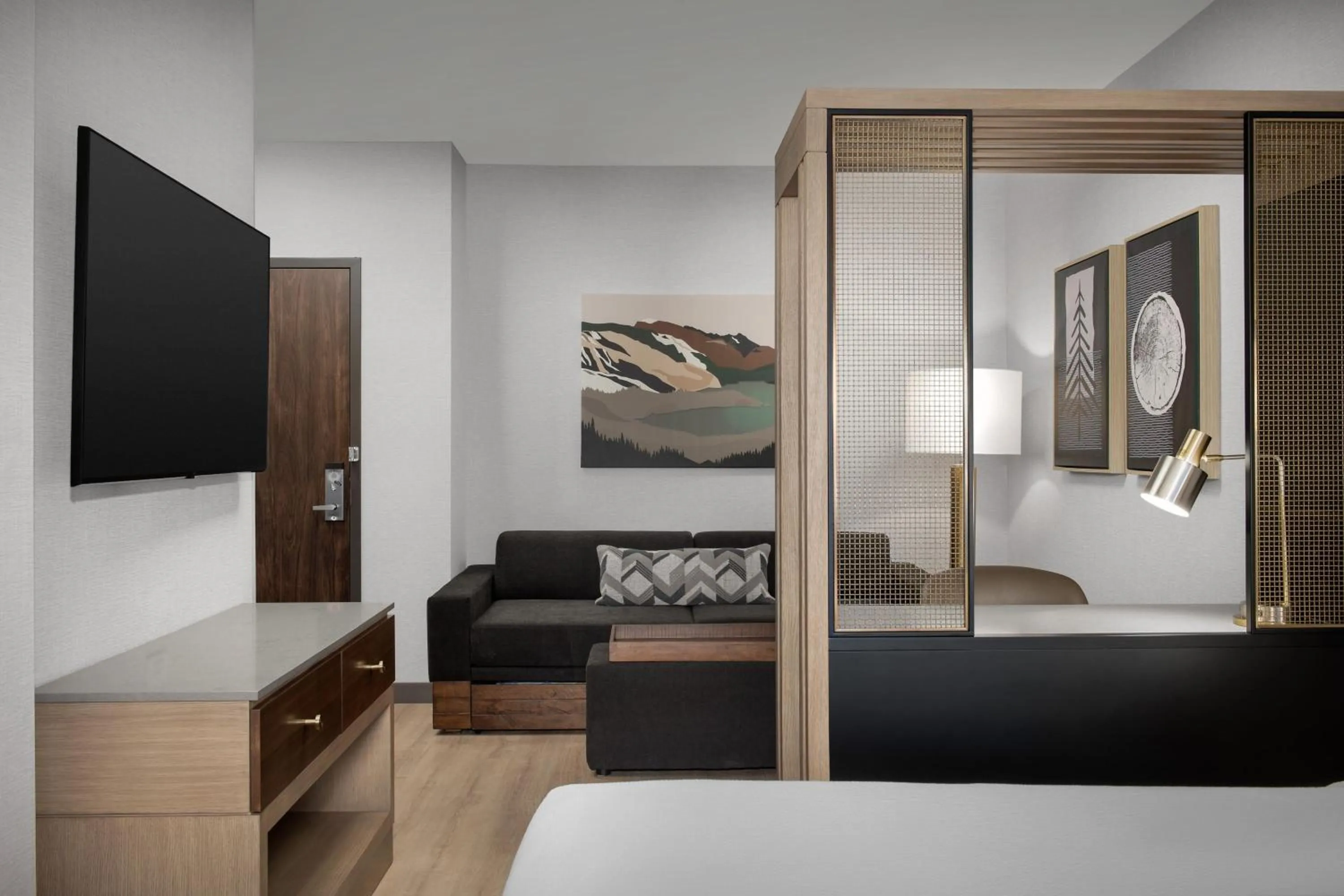 Photo of the whole room, Bed in SpringHill Suites by Marriott Sandpoint