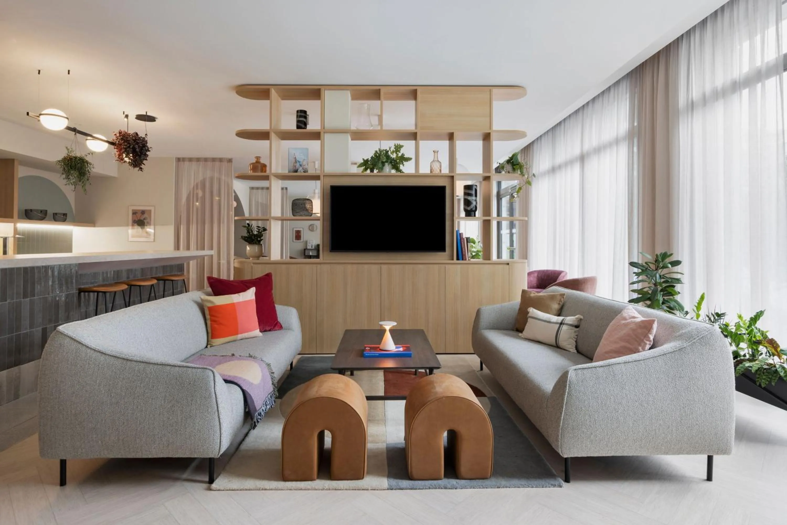 Lounge or bar in Residence Inn by Marriott Geneva City Nations