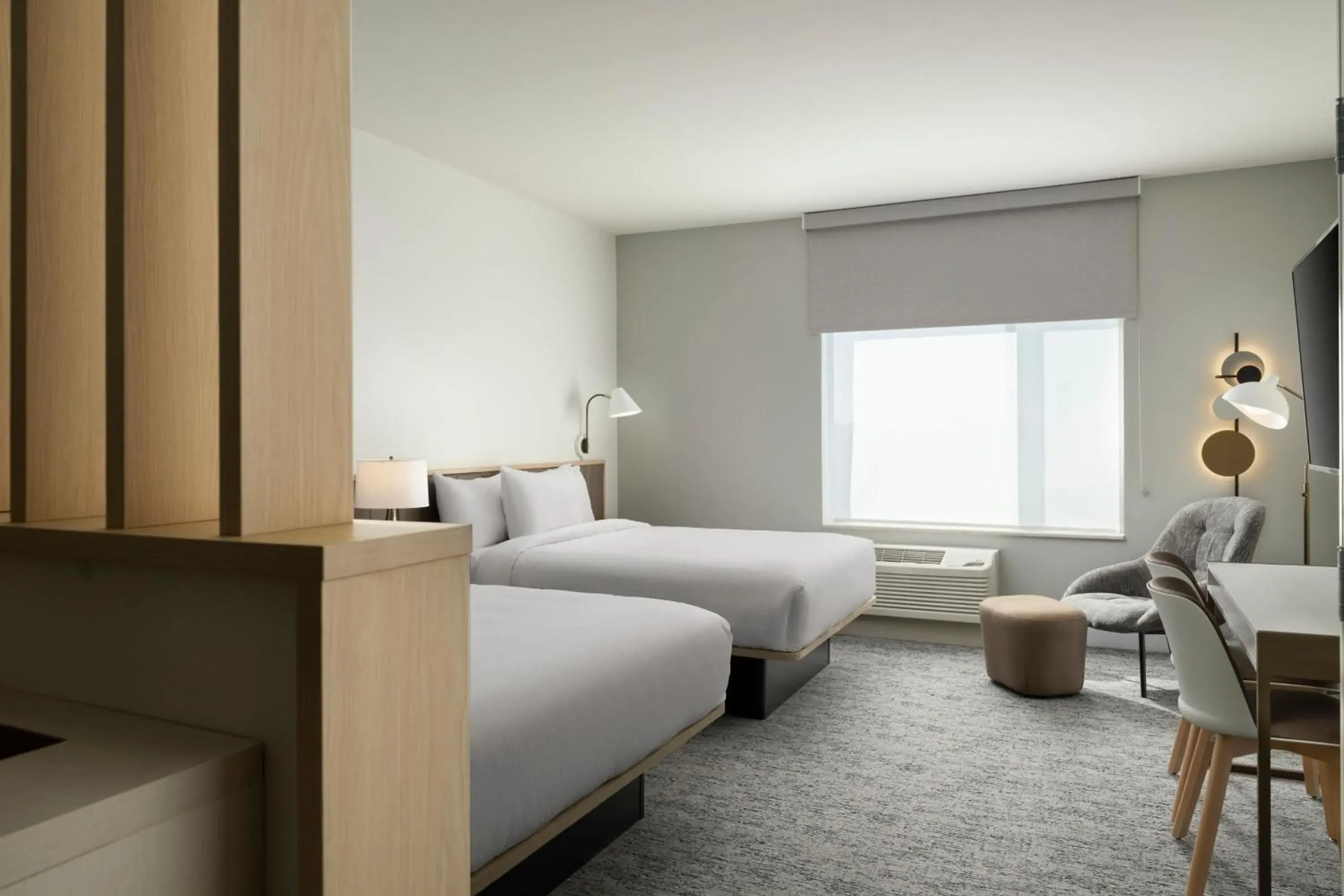 Studio with Two Queen Beds - Hearing Accessible in TownePlace Suites by Marriott Marriott Barstow Studio with Two Queen Beds - Hearing Accessible in TownePlace Suites by Marriott Marriott Barstow