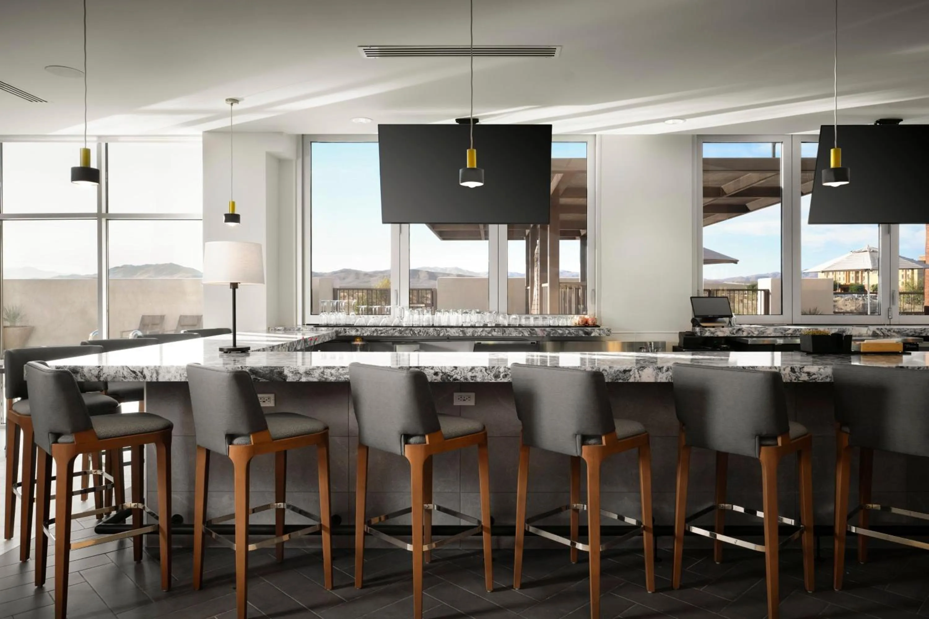 Lounge or bar in TownePlace Suites by Marriott Marriott Barstow