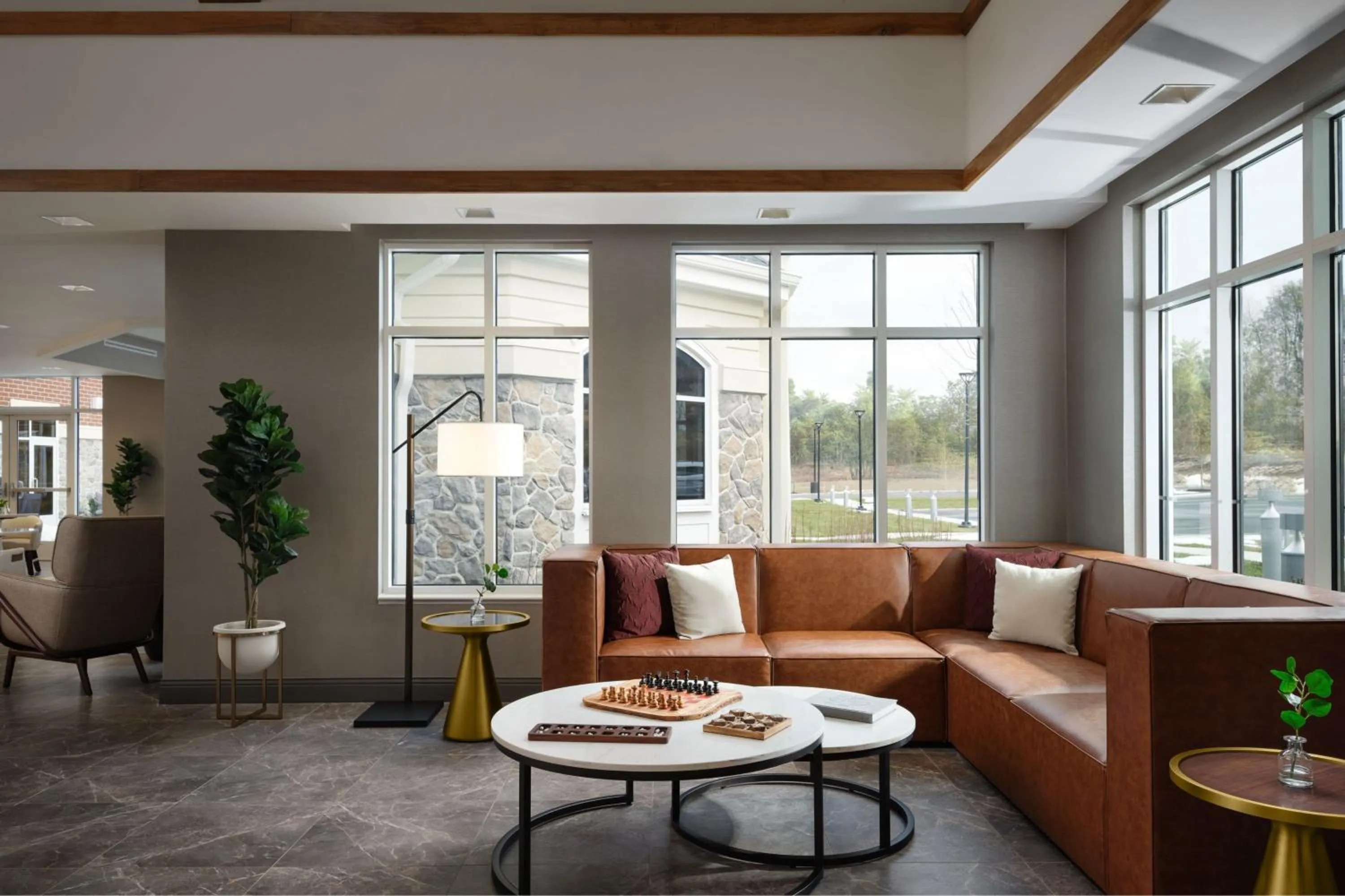 Lobby or reception in Inn at Bellefield Residence Inn by Marriott