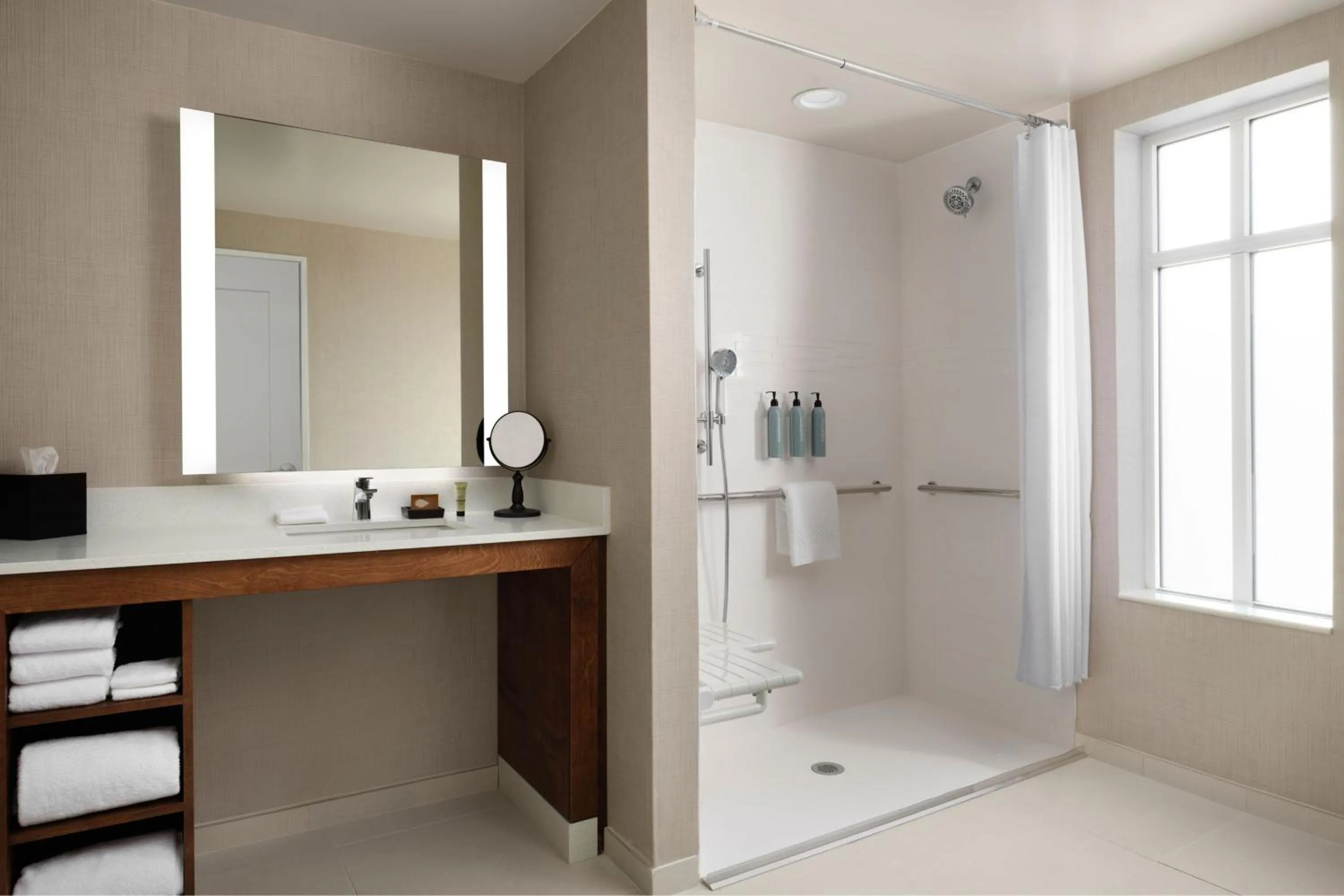 Bathroom in Inn at Bellefield Residence Inn by Marriott