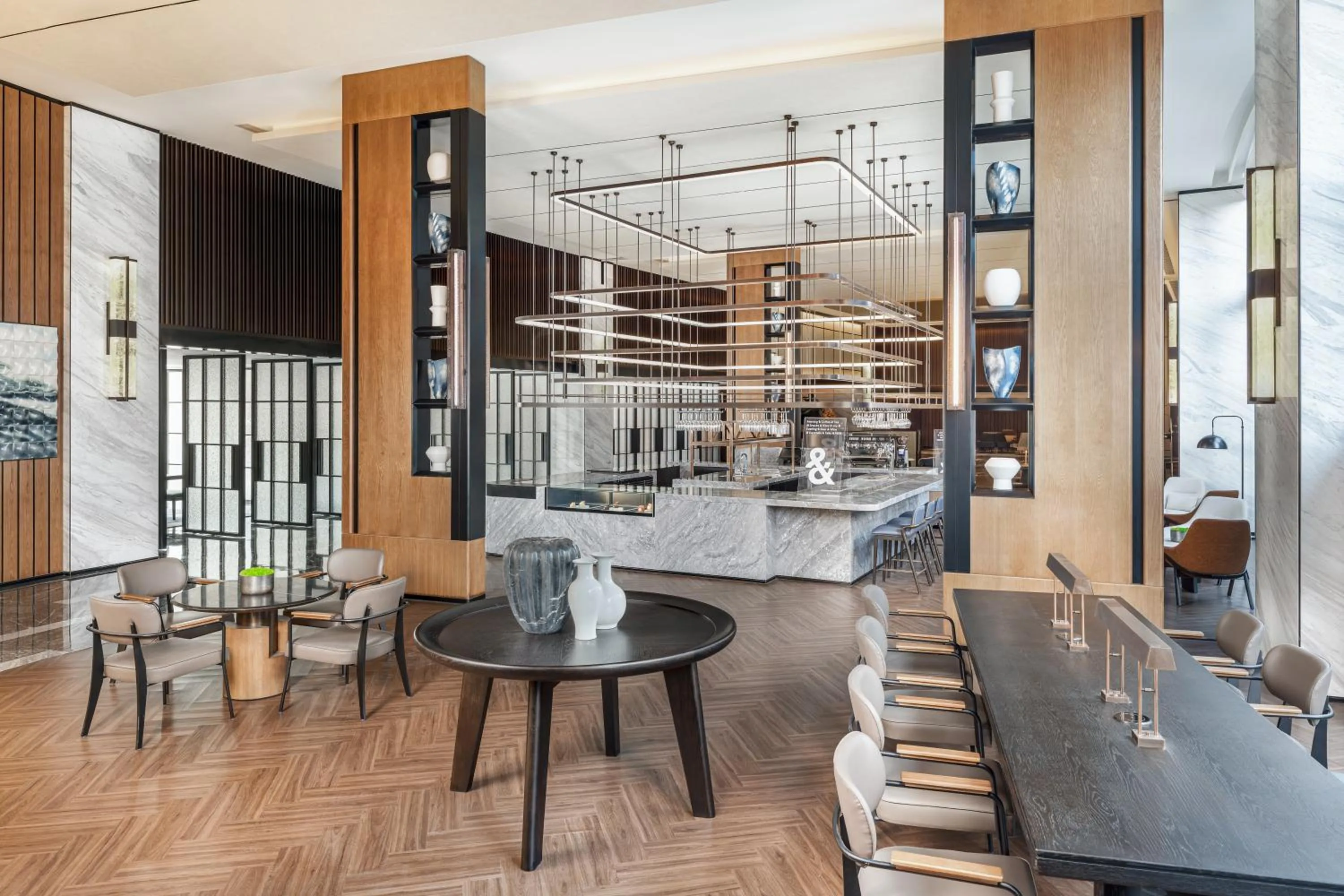 Lobby or reception in Sheraton Pujiang