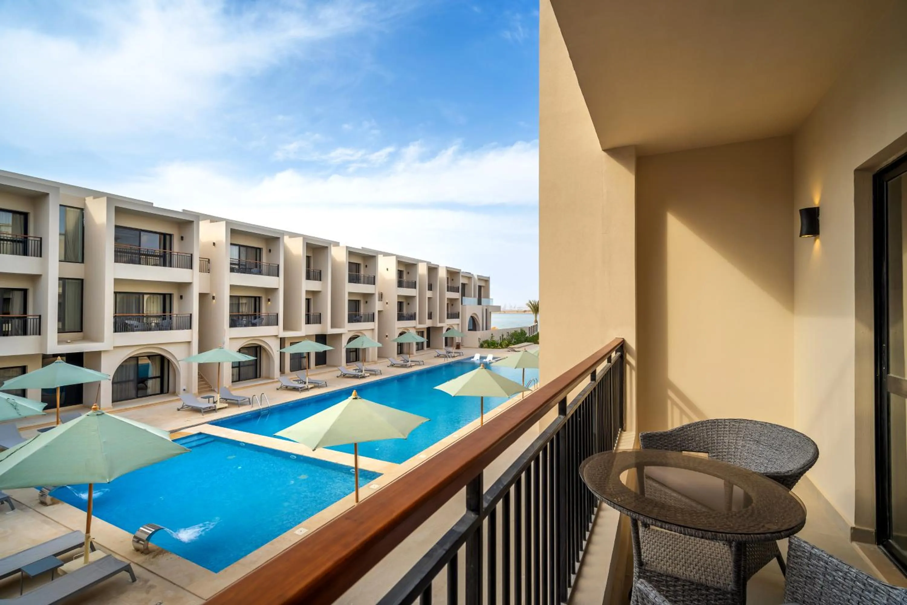 Pool view in Al Masa Hotel El Sokhna