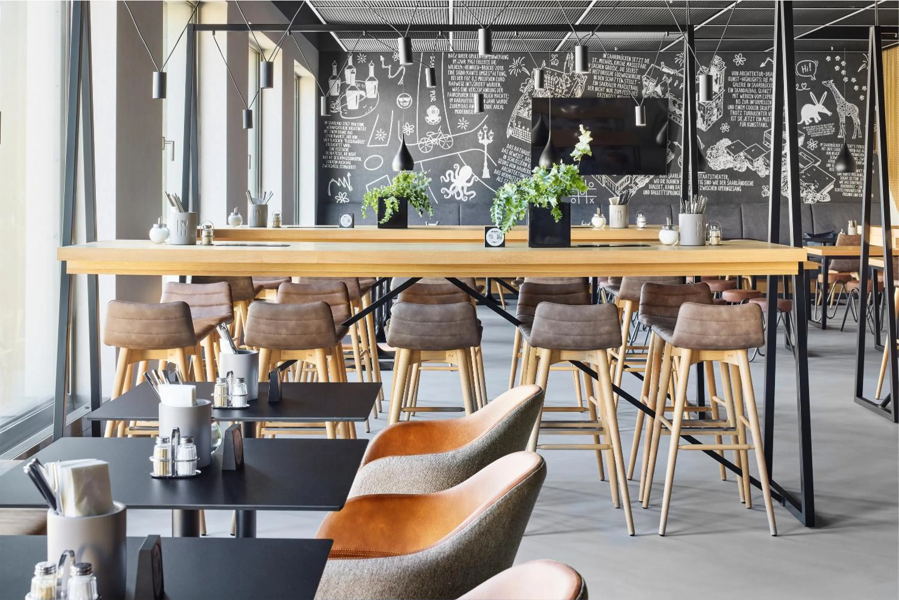 Restaurant/places to eat in H2 Hotel Saarbrücken