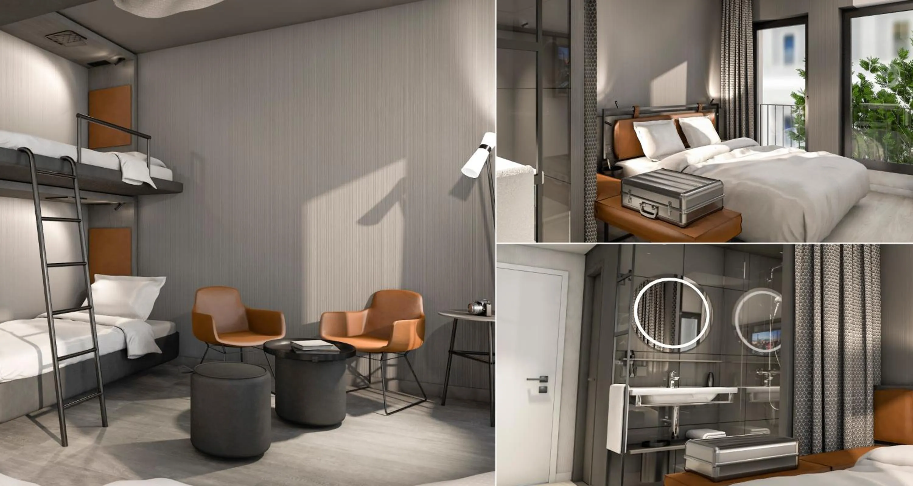 Bed in H2 Hotel Saarbrücken