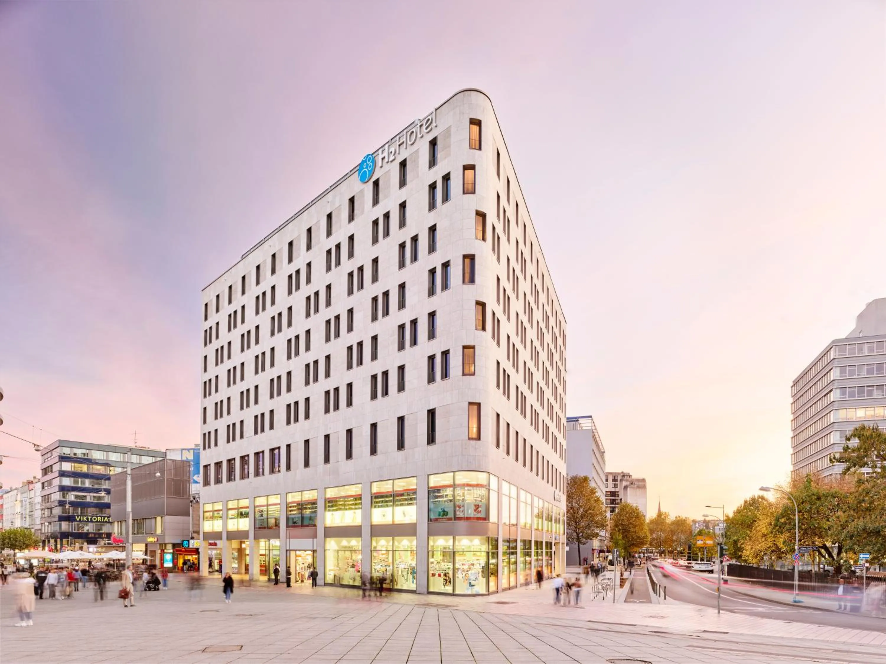 Property building in H2 Hotel Saarbrücken