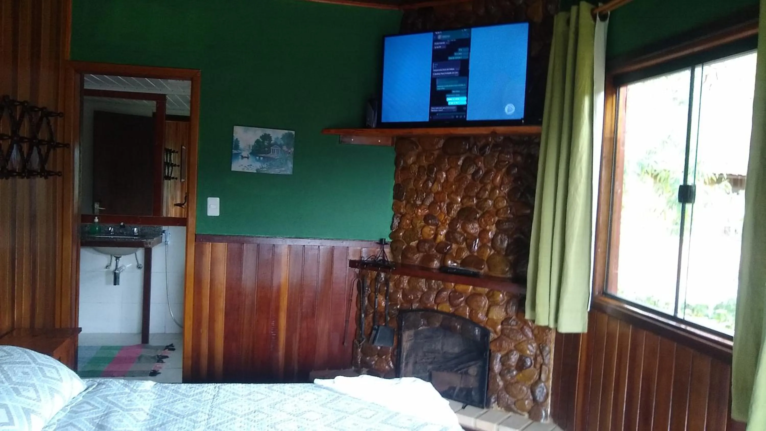 Bedroom, Bed in Pousada na Colina