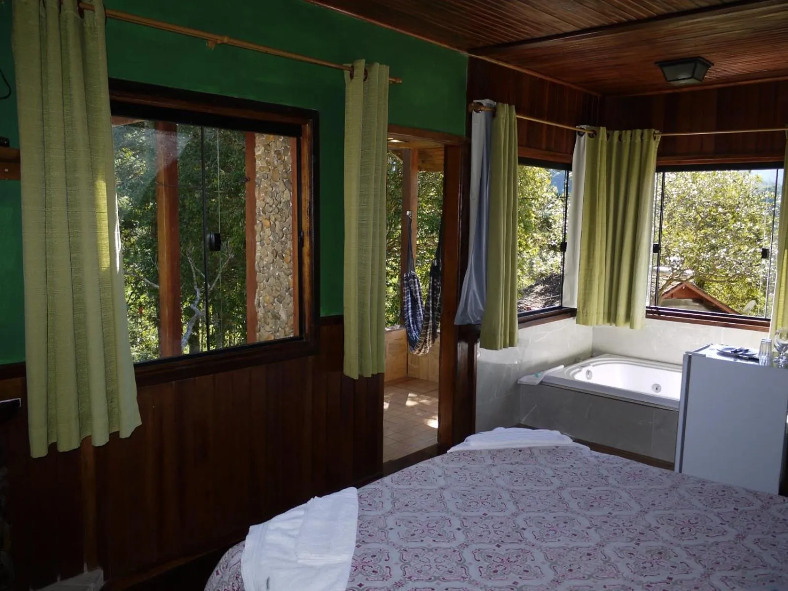 Bed in Pousada na Colina
