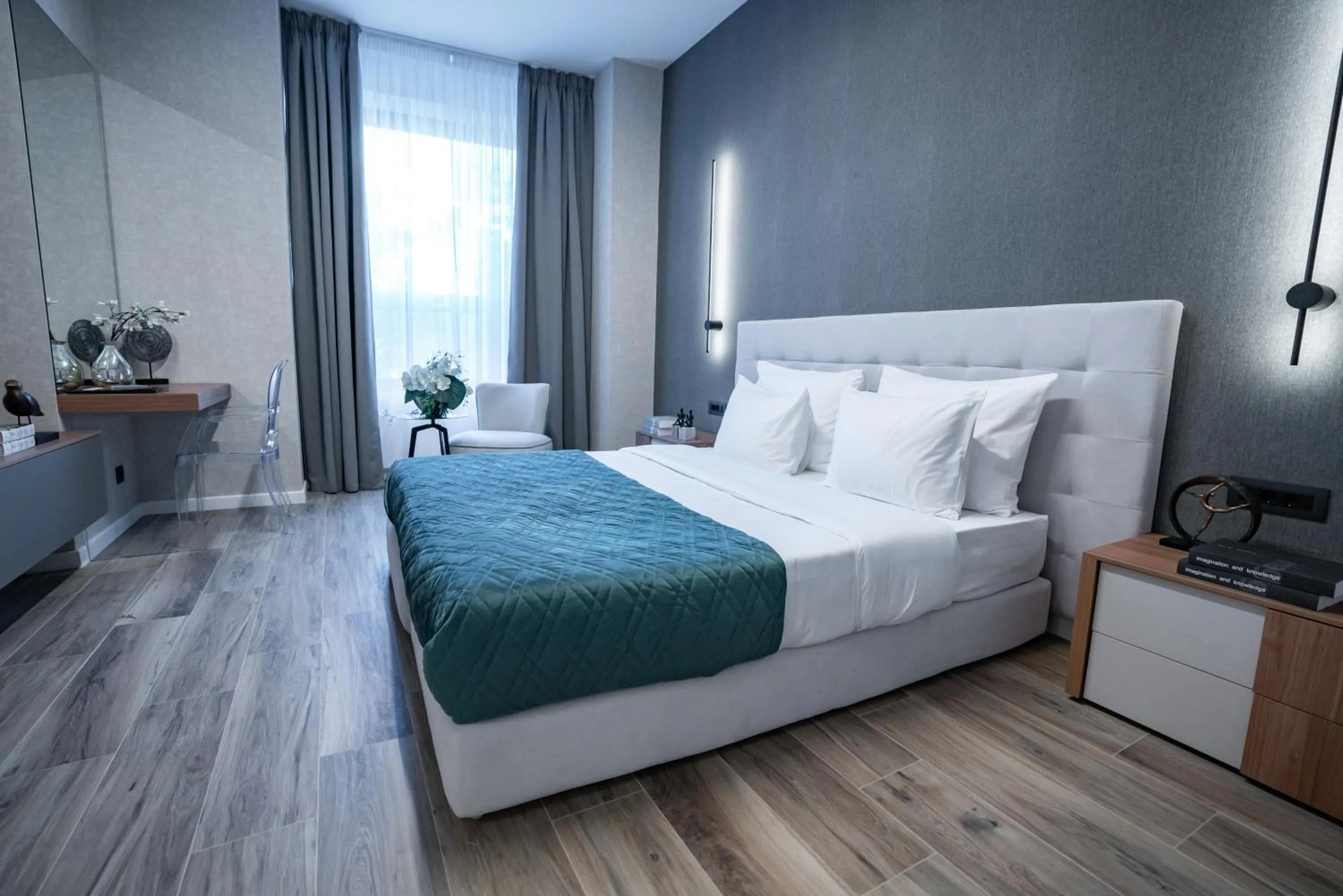 Bed in NOVOS ApartHotel