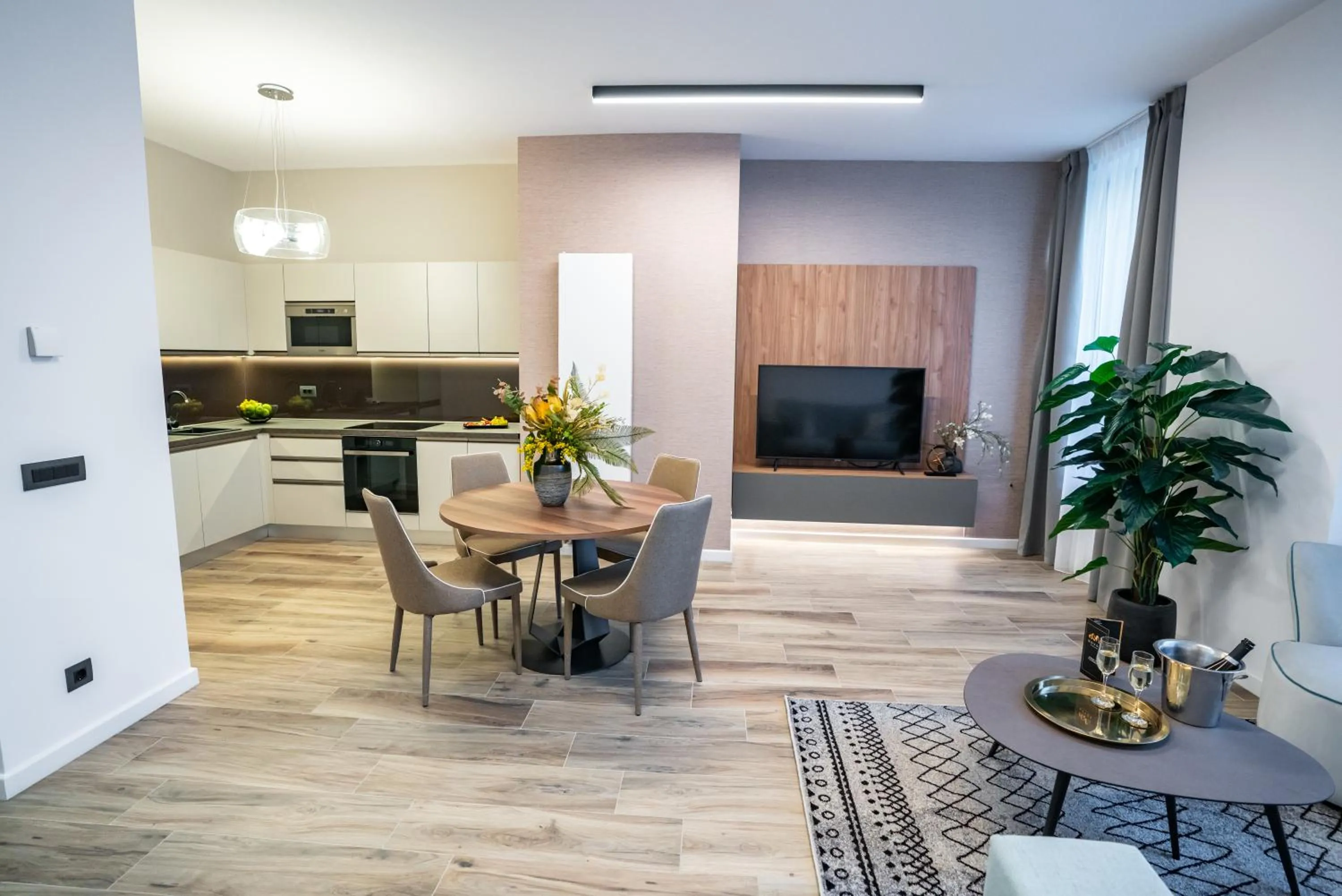 Kitchen or kitchenette in NOVOS ApartHotel