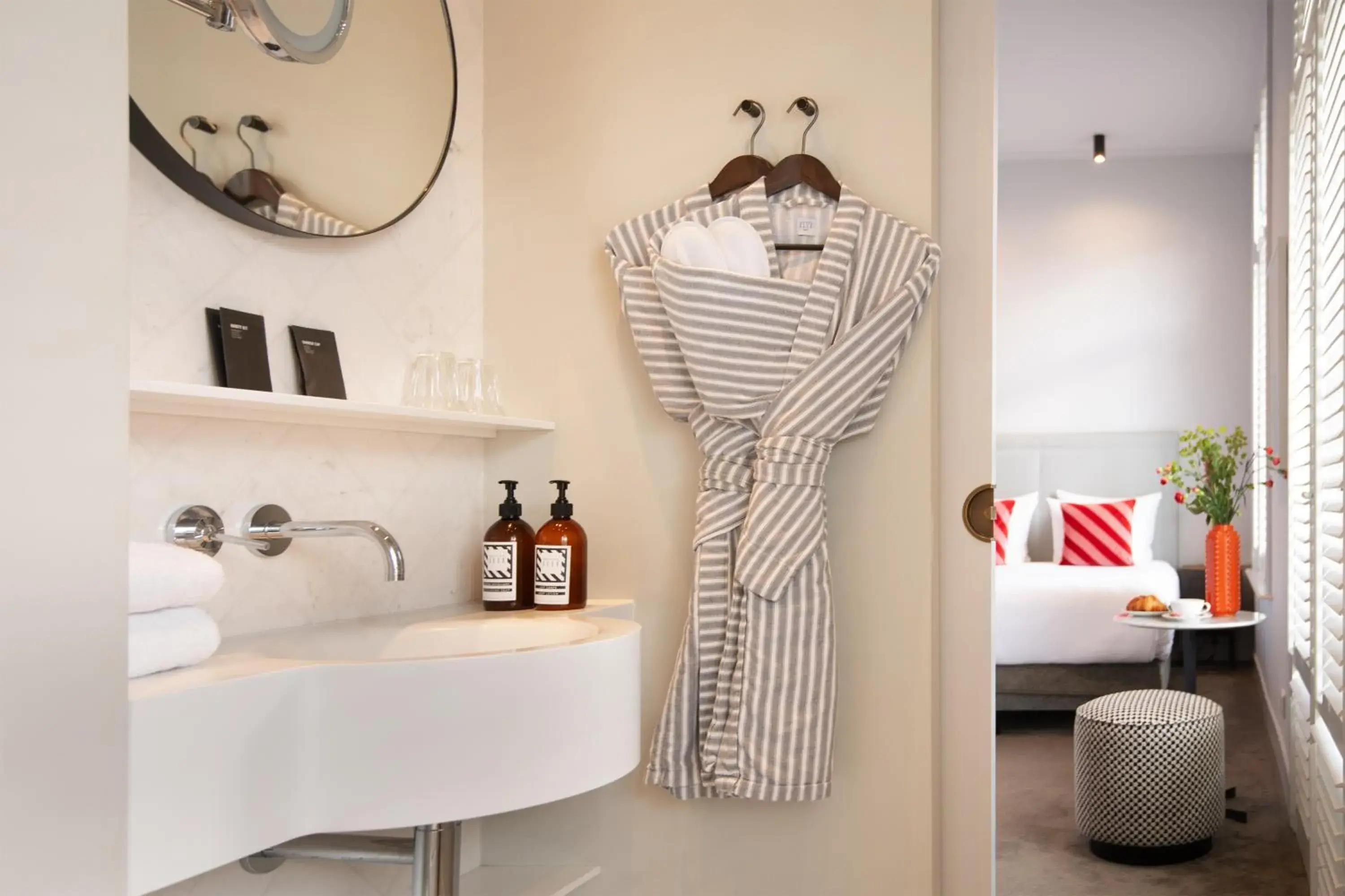 Bathroom in Maison ELLE Amsterdam Bathroom in Maison ELLE Amsterdam