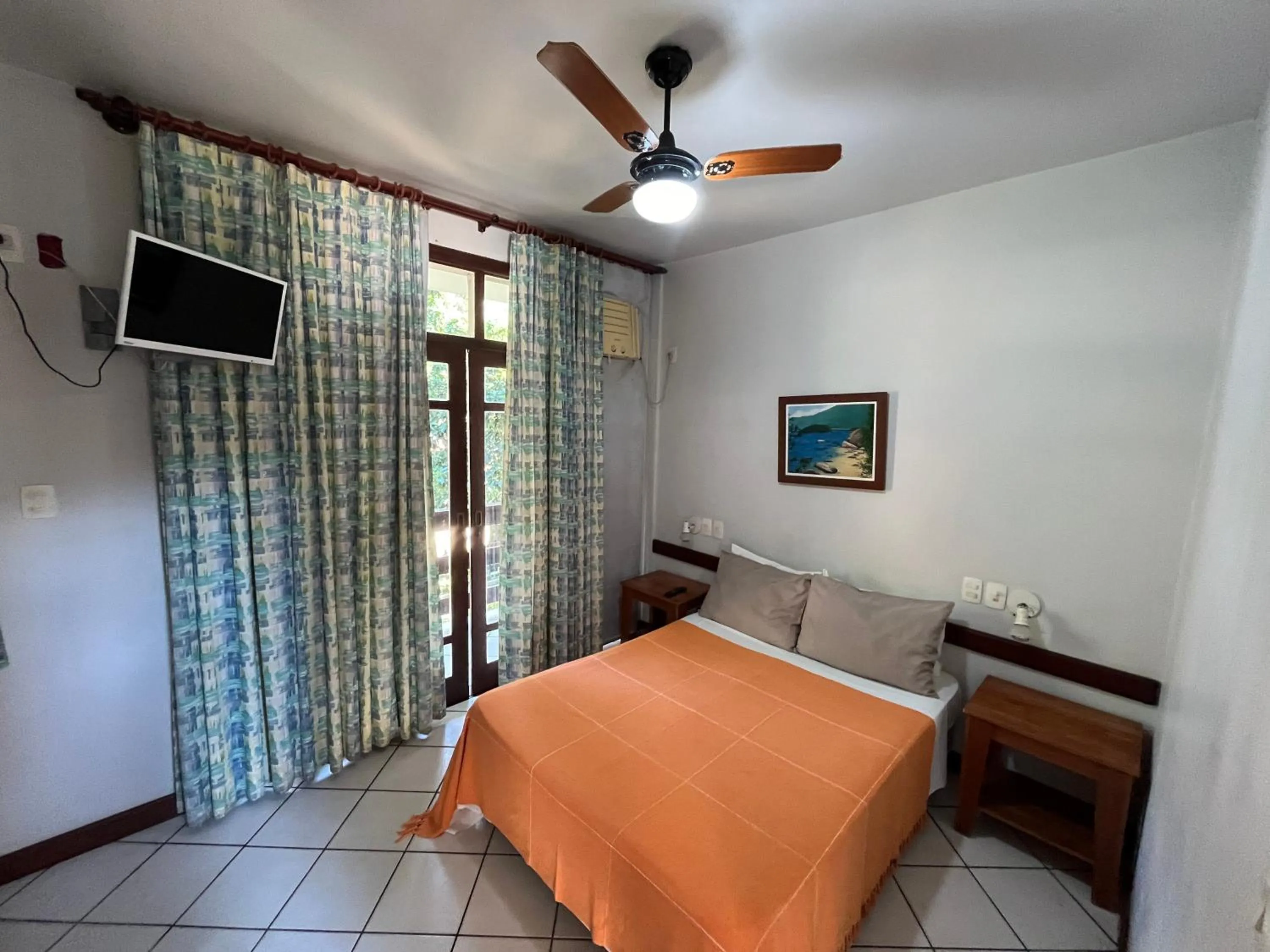 Bed in Pousada Paraíso Ilha Grande