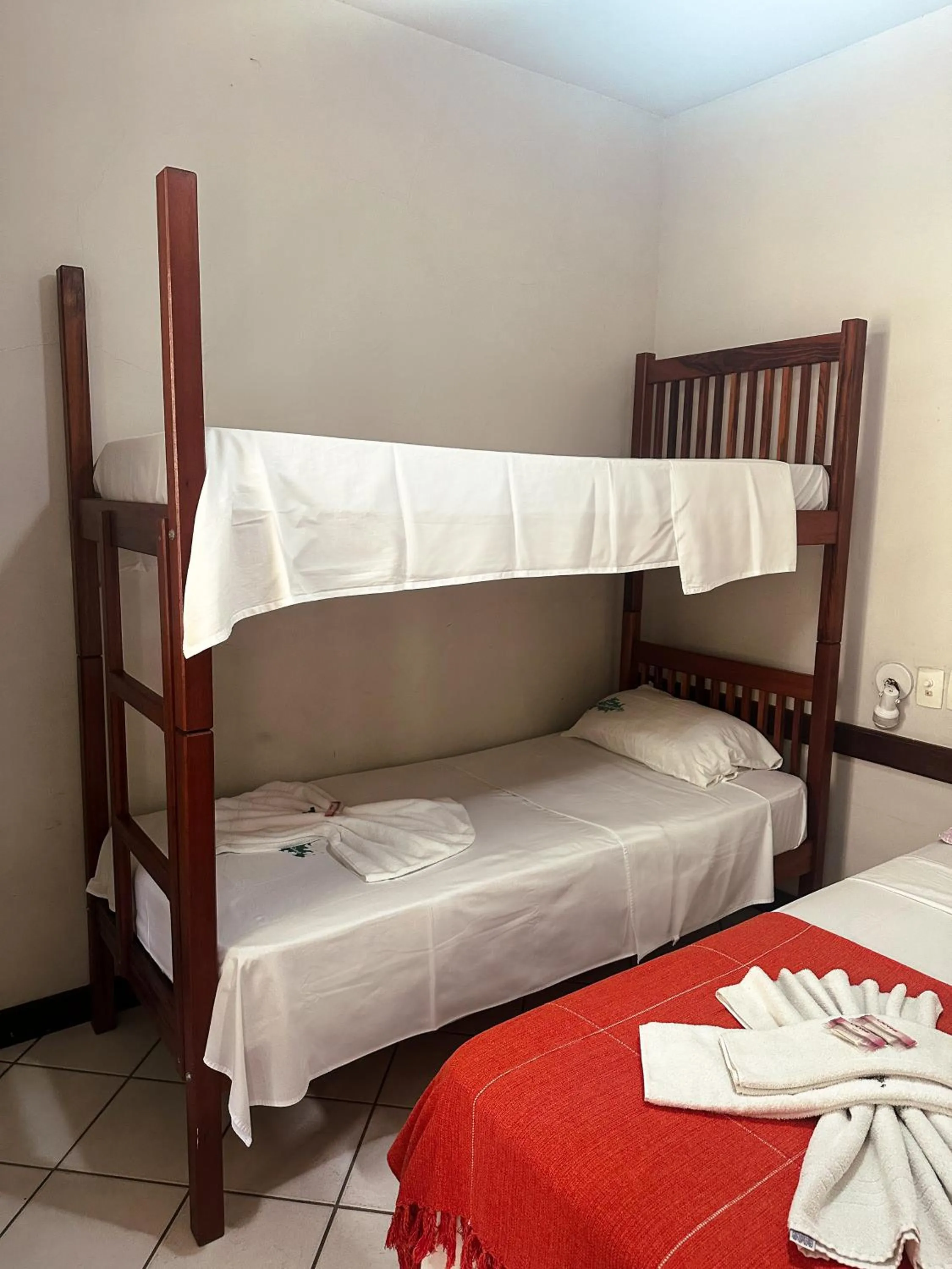 Bed in Pousada Paraíso Ilha Grande