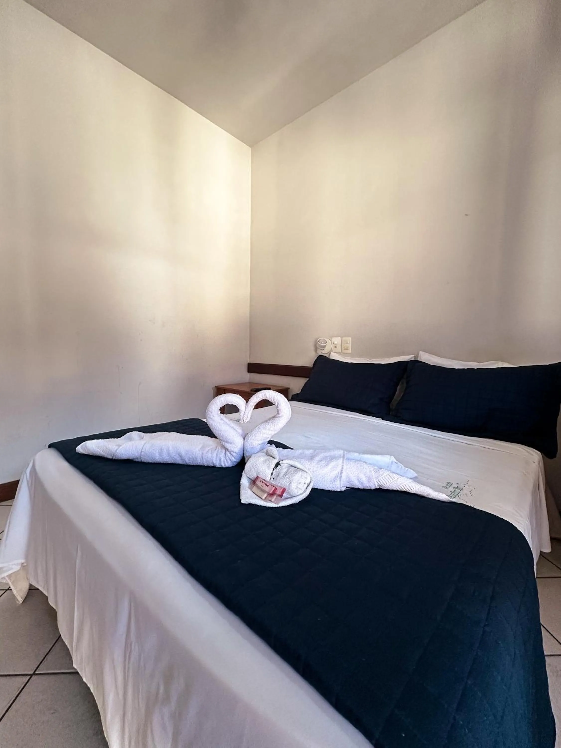 Bed in Pousada Paraíso Ilha Grande