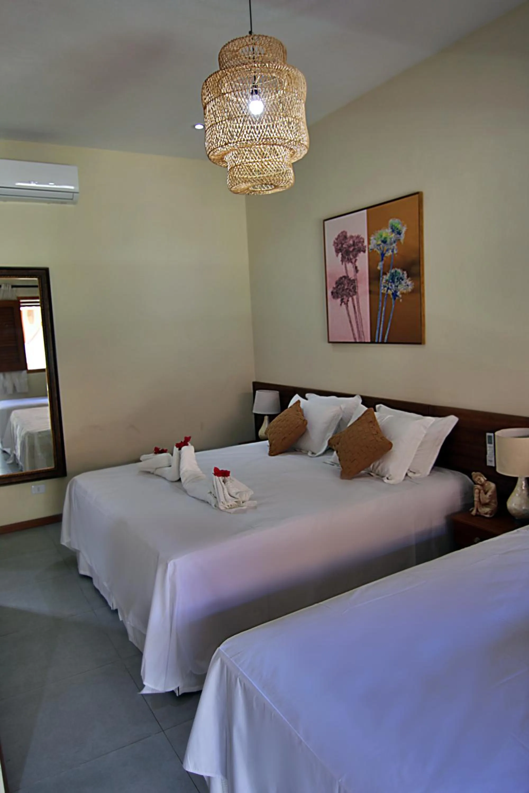 Bed in Pousada Jurará e Vila Jurará