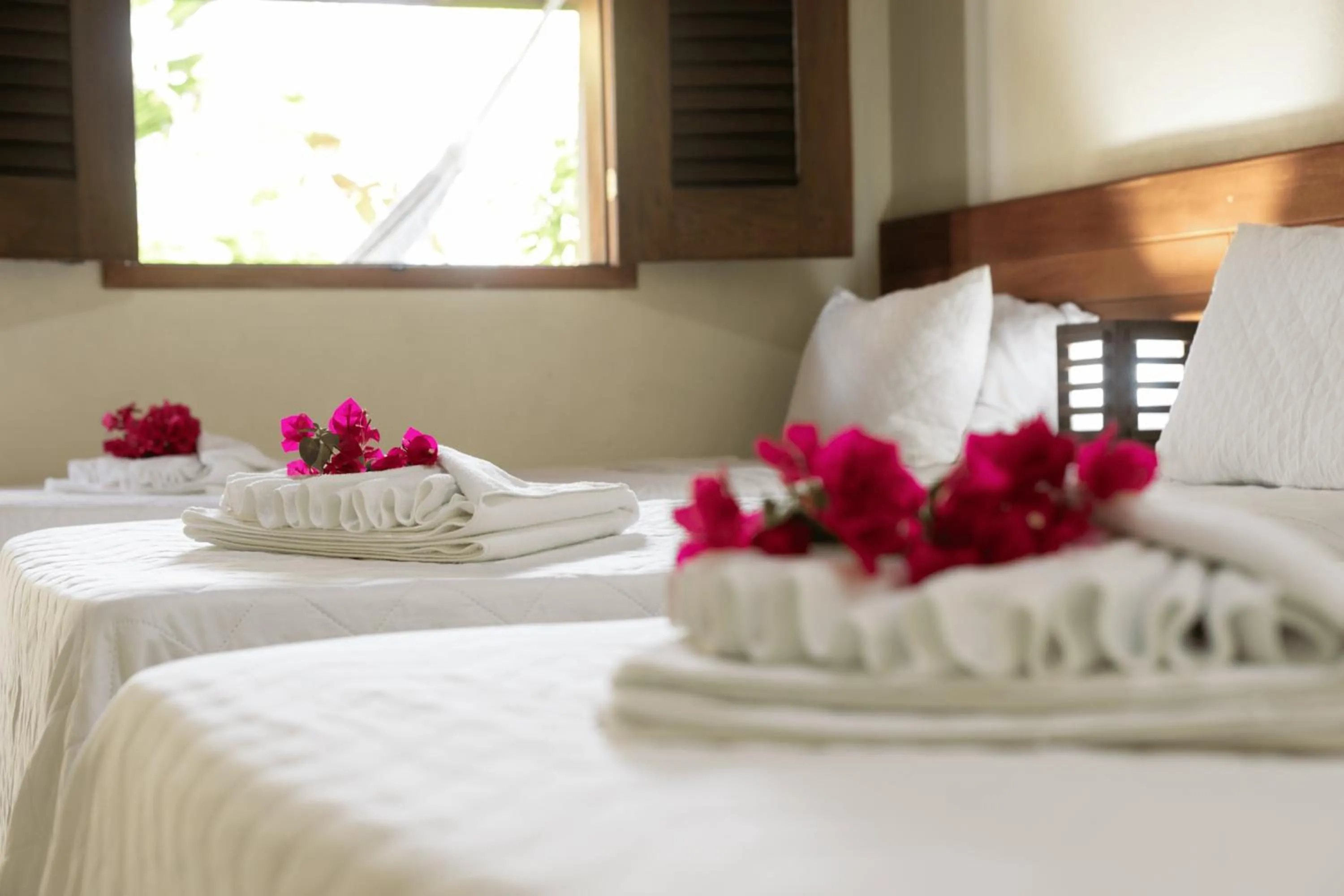 Bed in Pousada Jurará e Vila Jurará