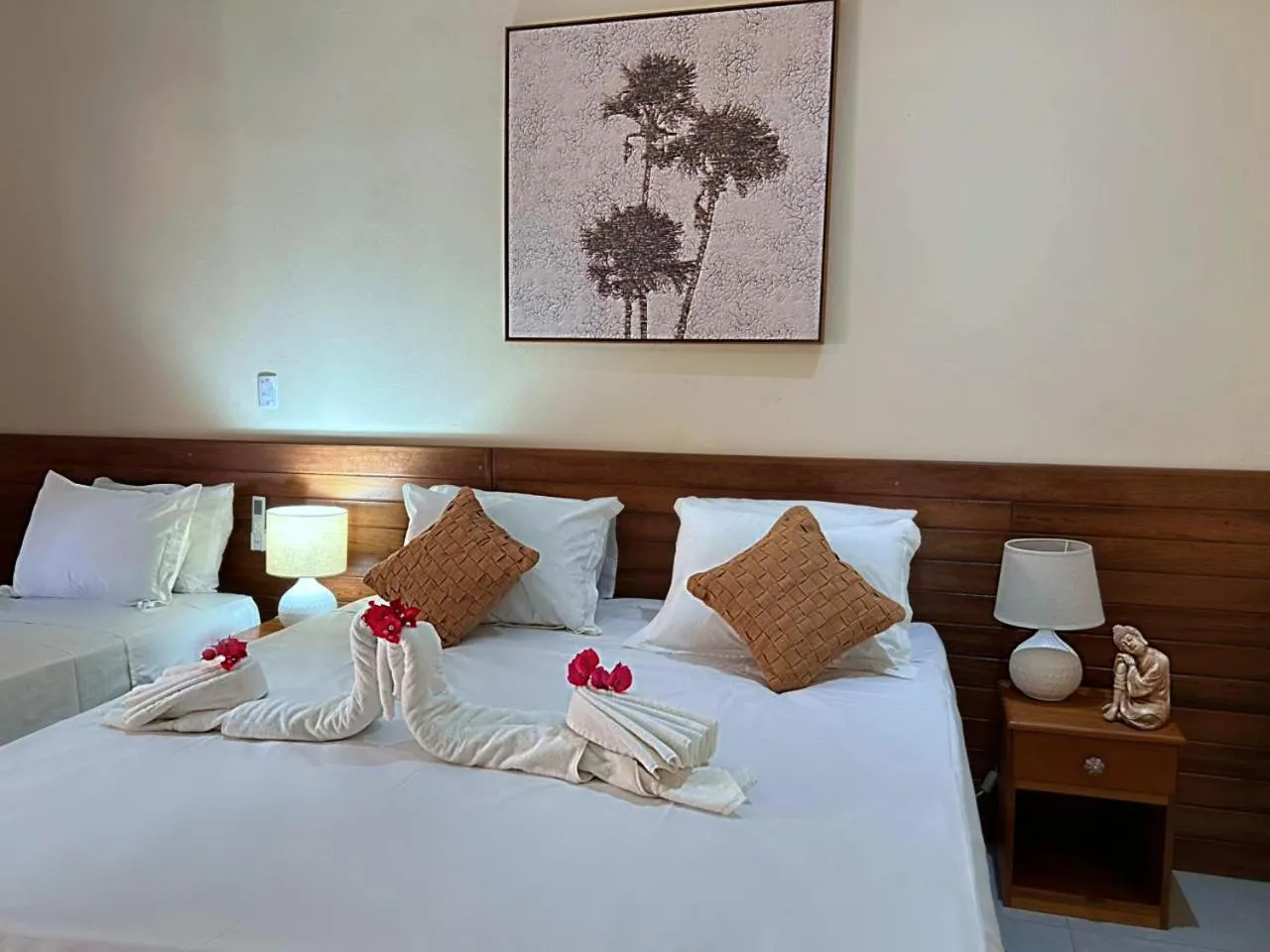 Bed in Pousada Jurará e Vila Jurará